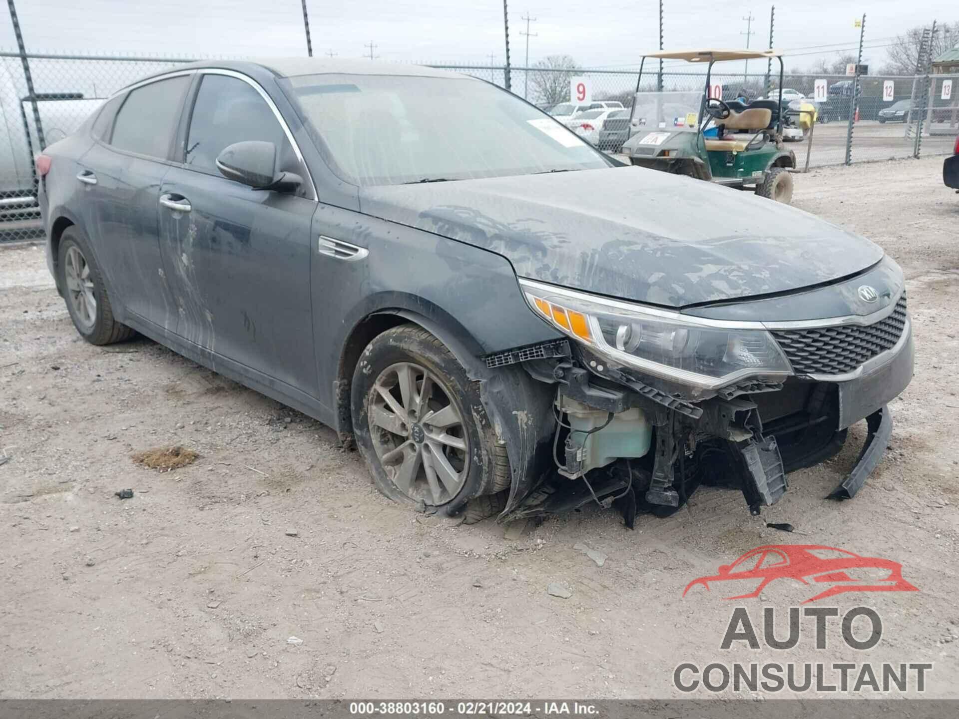 KIA OPTIMA 2016 - KNAGT4L31G5090823