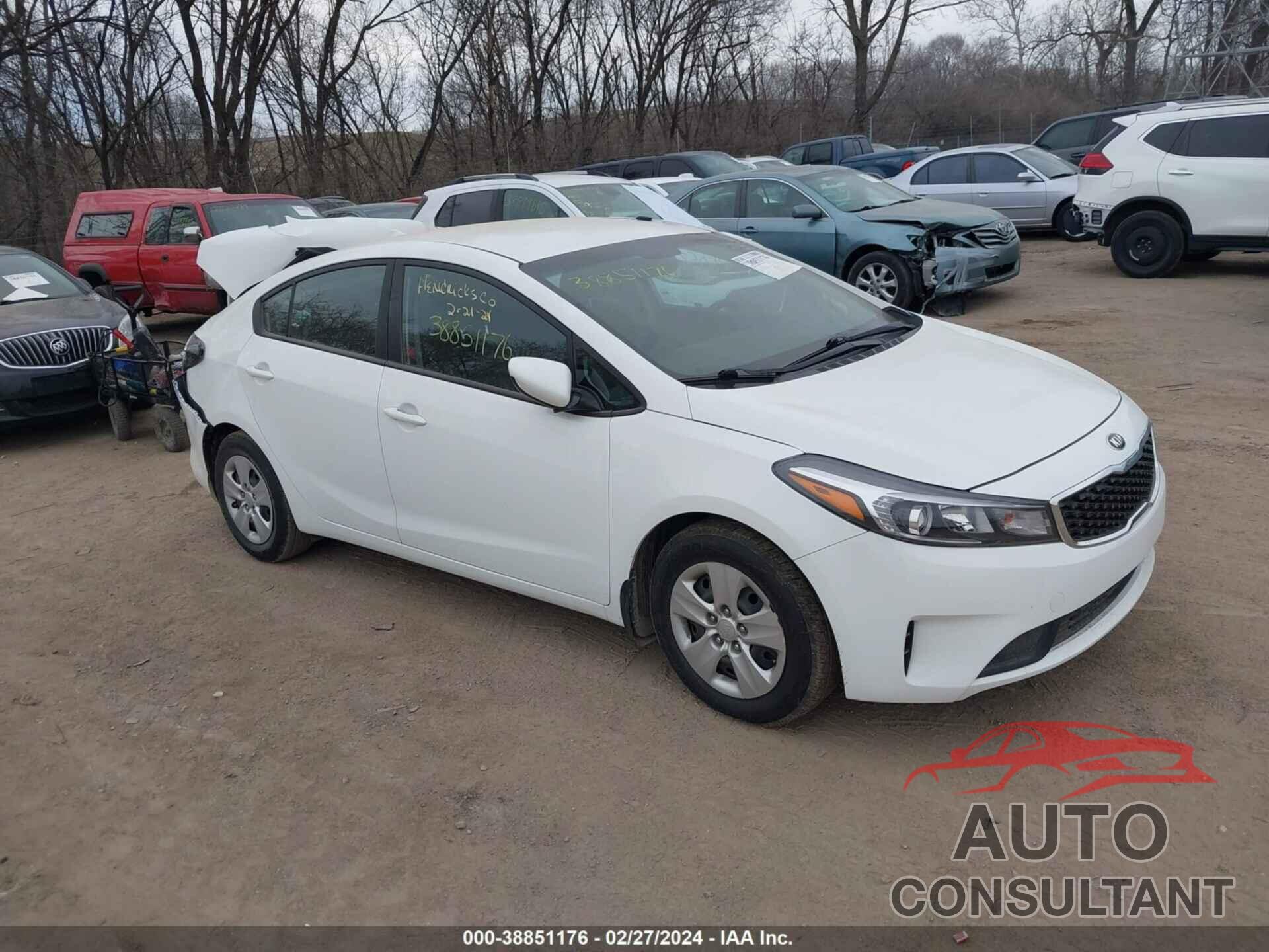 KIA FORTE 2017 - 3KPFK4A75HE030265