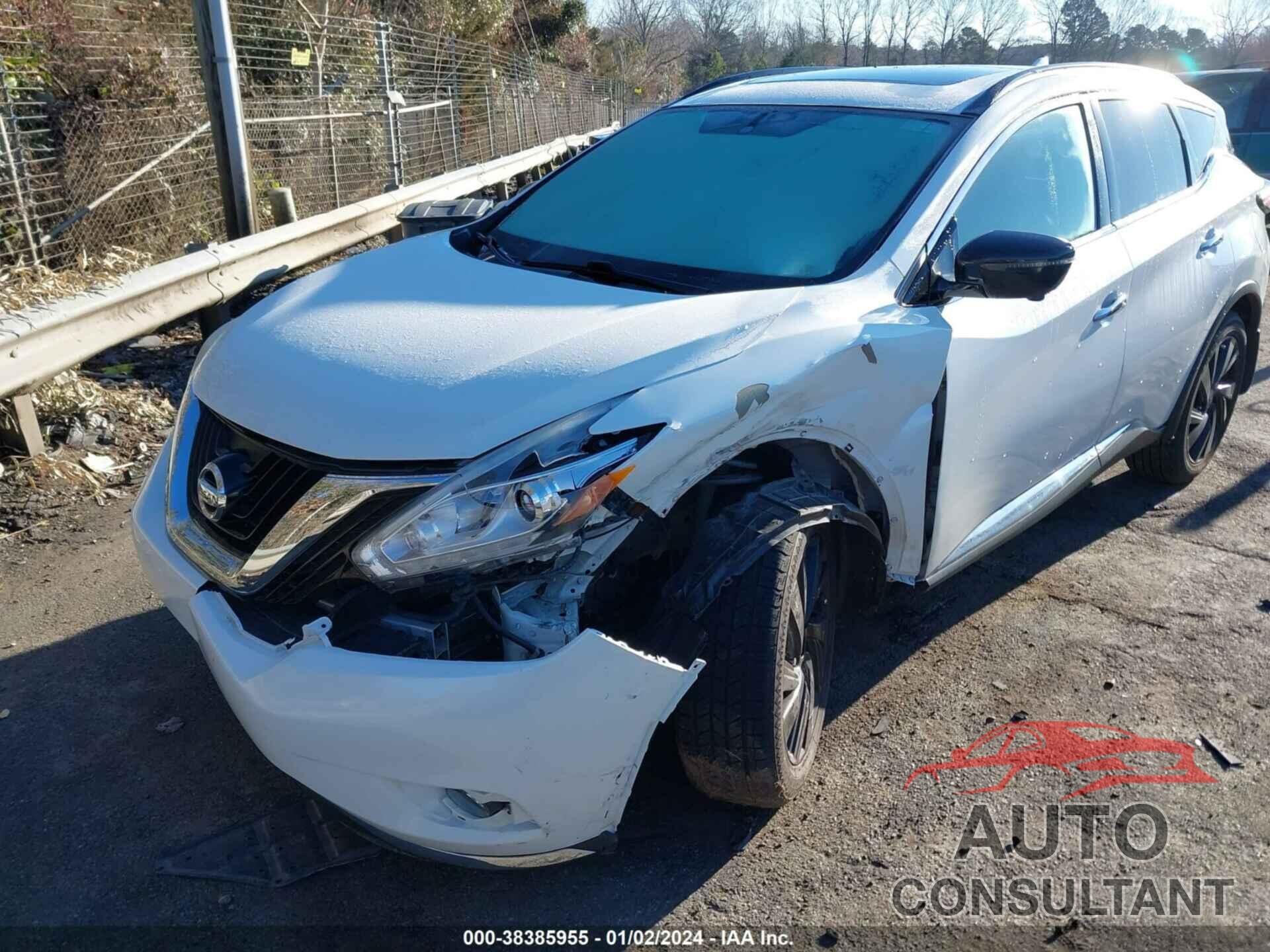 NISSAN MURANO 2017 - 5N1AZ2MG6HN197392