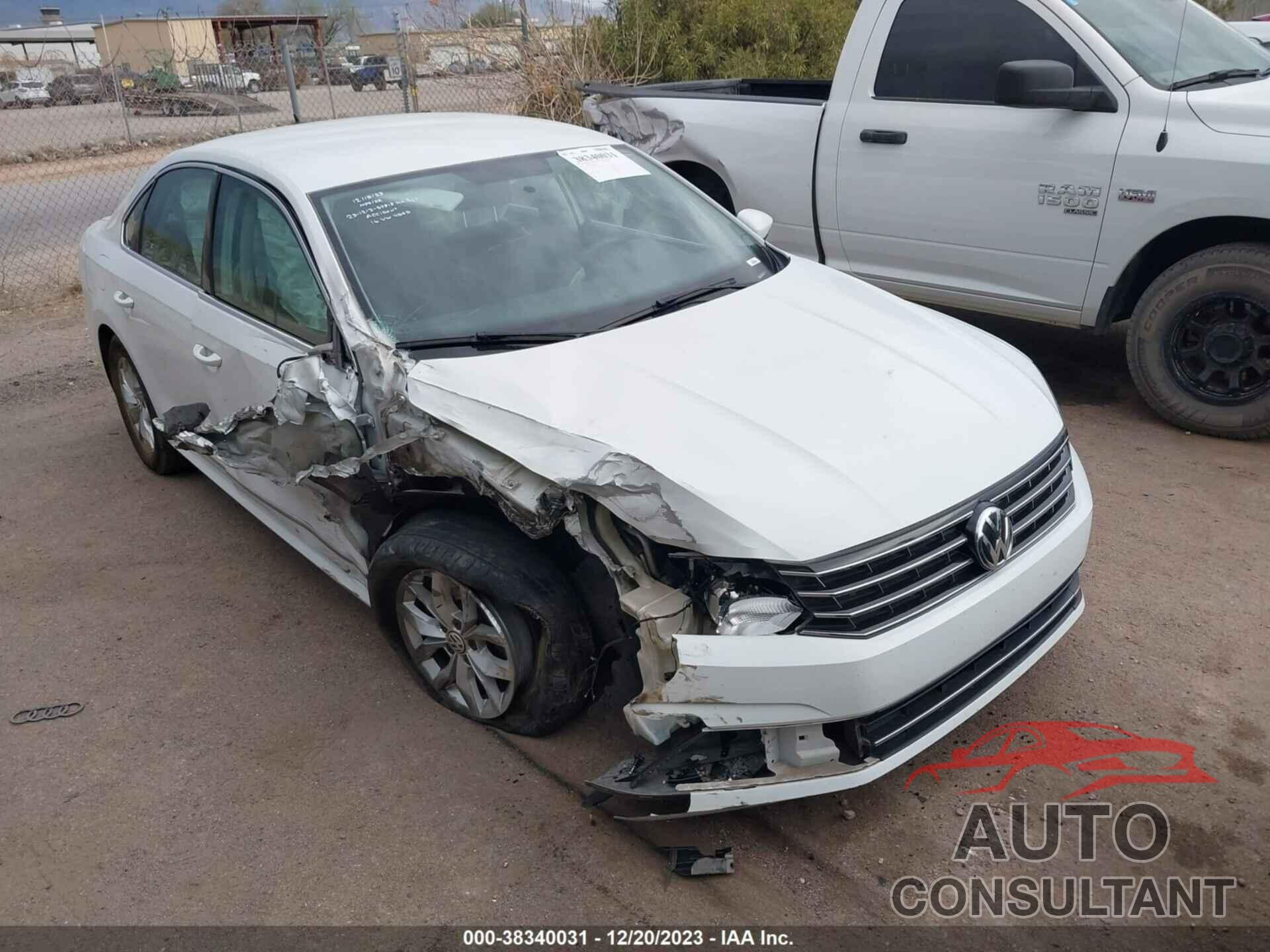 VOLKSWAGEN PASSAT 2016 - 1VWAT7A39GC036059