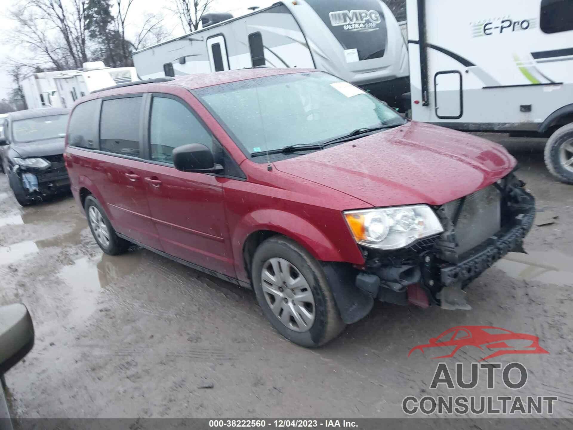 DODGE GRAND CARAVAN 2016 - 2C4RDGBG8GR109546