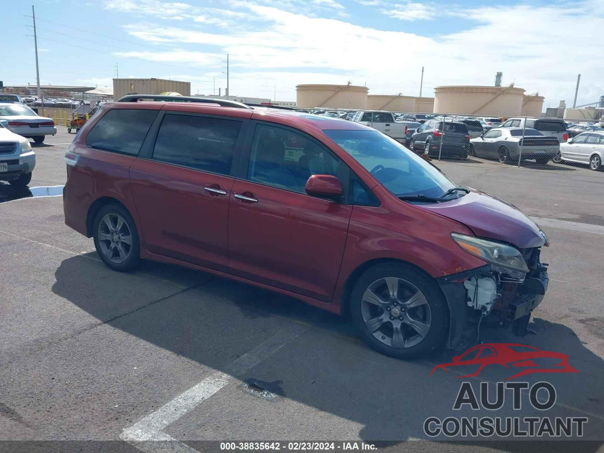 TOYOTA SIENNA 2016 - 5TDXK3DC0GS753081