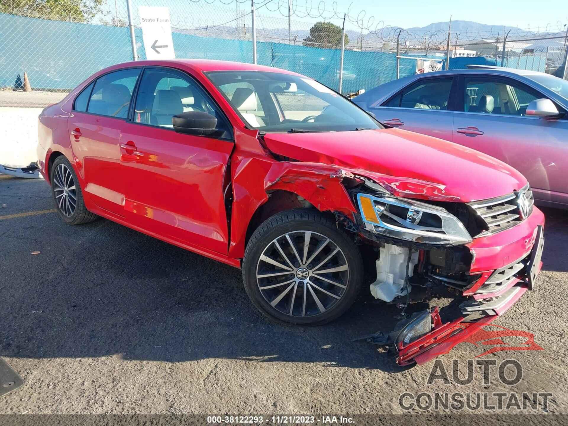 VOLKSWAGEN JETTA 2016 - 3VWD17AJ9GM320906
