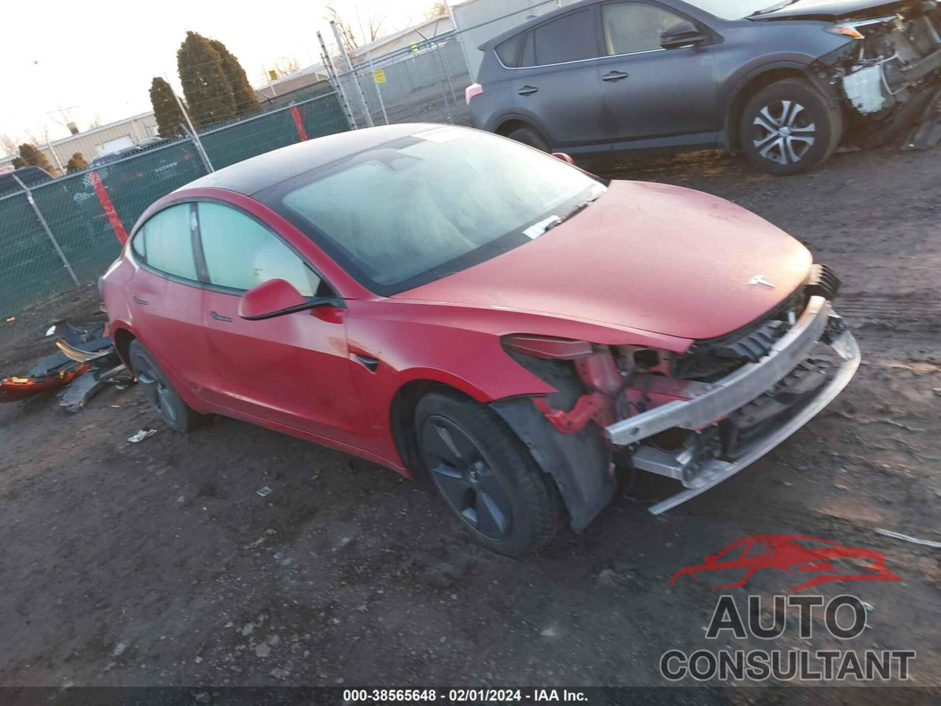 TESLA MODEL 3 2022 - 5YJ3E1EB1NF207861