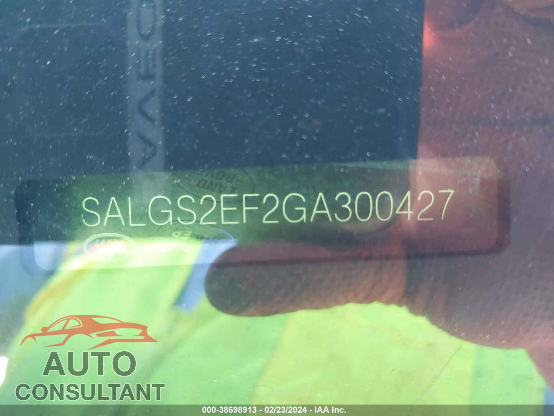 LAND ROVER RANGE ROVER 2016 - SALGS2EF2GA300427