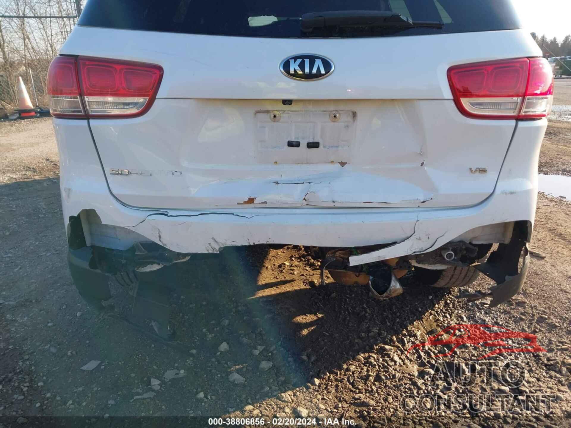 KIA SORENTO 2017 - 5XYPG4A58HG198795