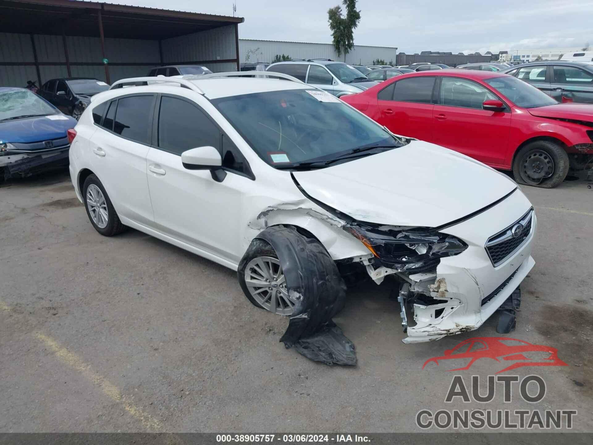 SUBARU IMPREZA 2017 - 4S3GTAB62H3704904