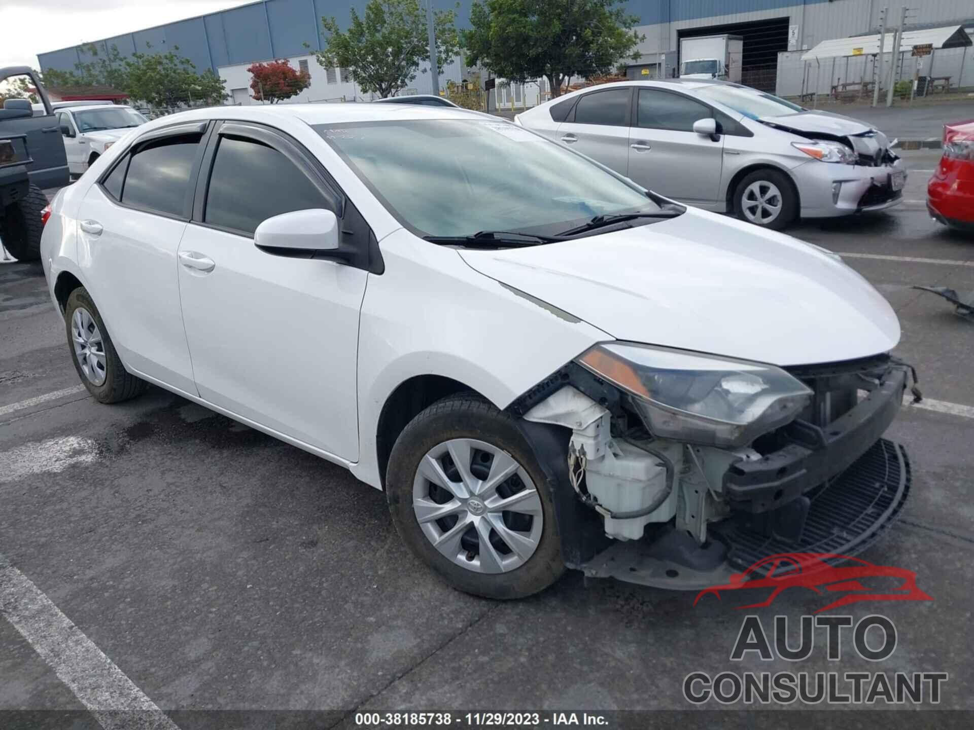 TOYOTA COROLLA 2016 - 5YFBURHE3GP369274