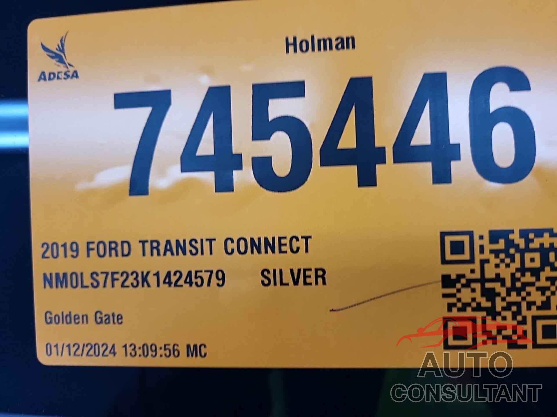 FORD TRANSIT CONNECT 2019 - NM0LS7F23K1424579