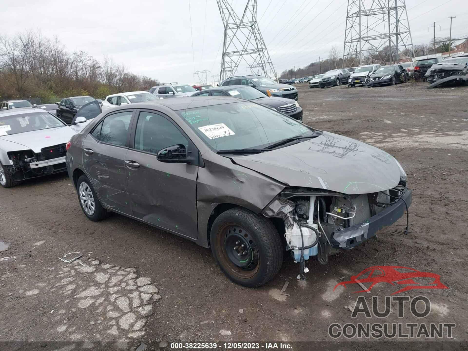 TOYOTA COROLLA 2017 - 2T1BURHE9HC835498