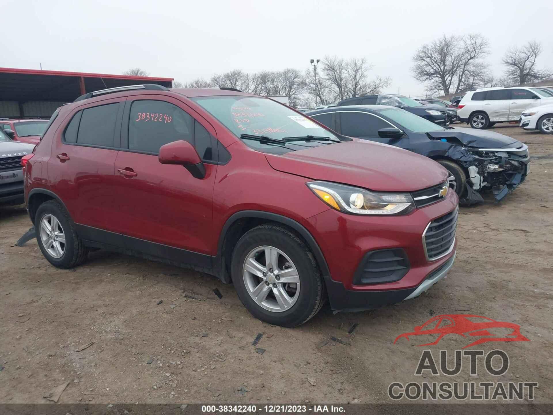 CHEVROLET TRAX 2022 - KL7CJLSM3NB546473