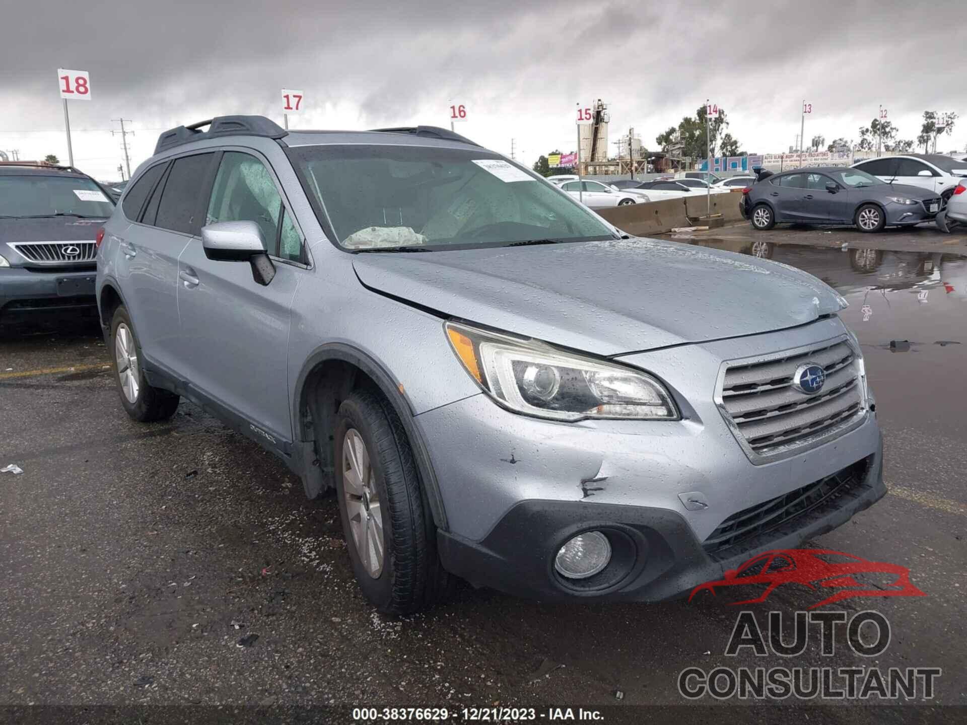 SUBARU OUTBACK 2016 - 4S4BSADC0G3345658