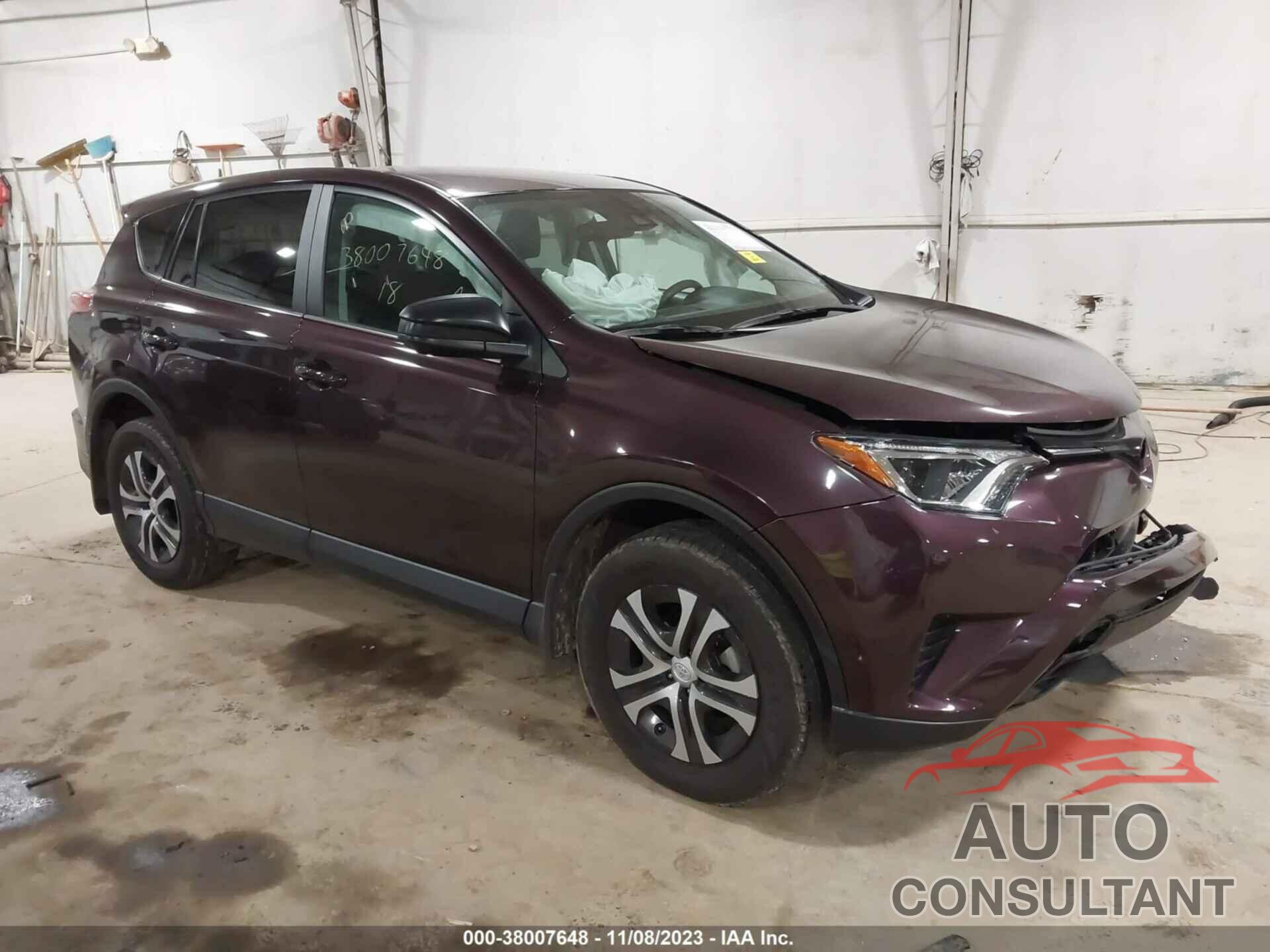 TOYOTA RAV4 2018 - 2T3BFREV7JW765932