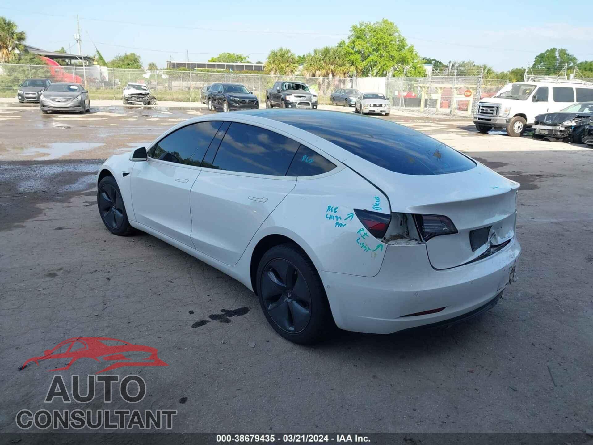 TESLA MODEL 3 2019 - 5YJ3E1EA8KF483229