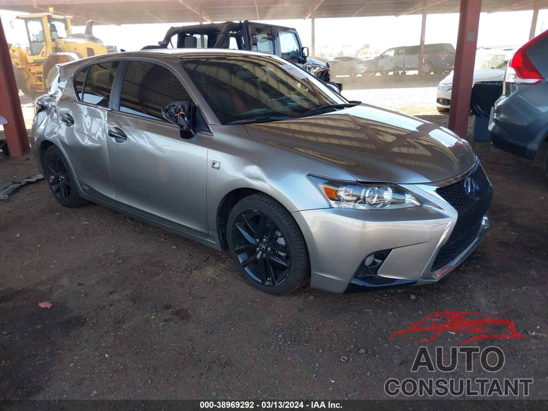 LEXUS CT 200H 2016 - JTHKD5BH9G2261816