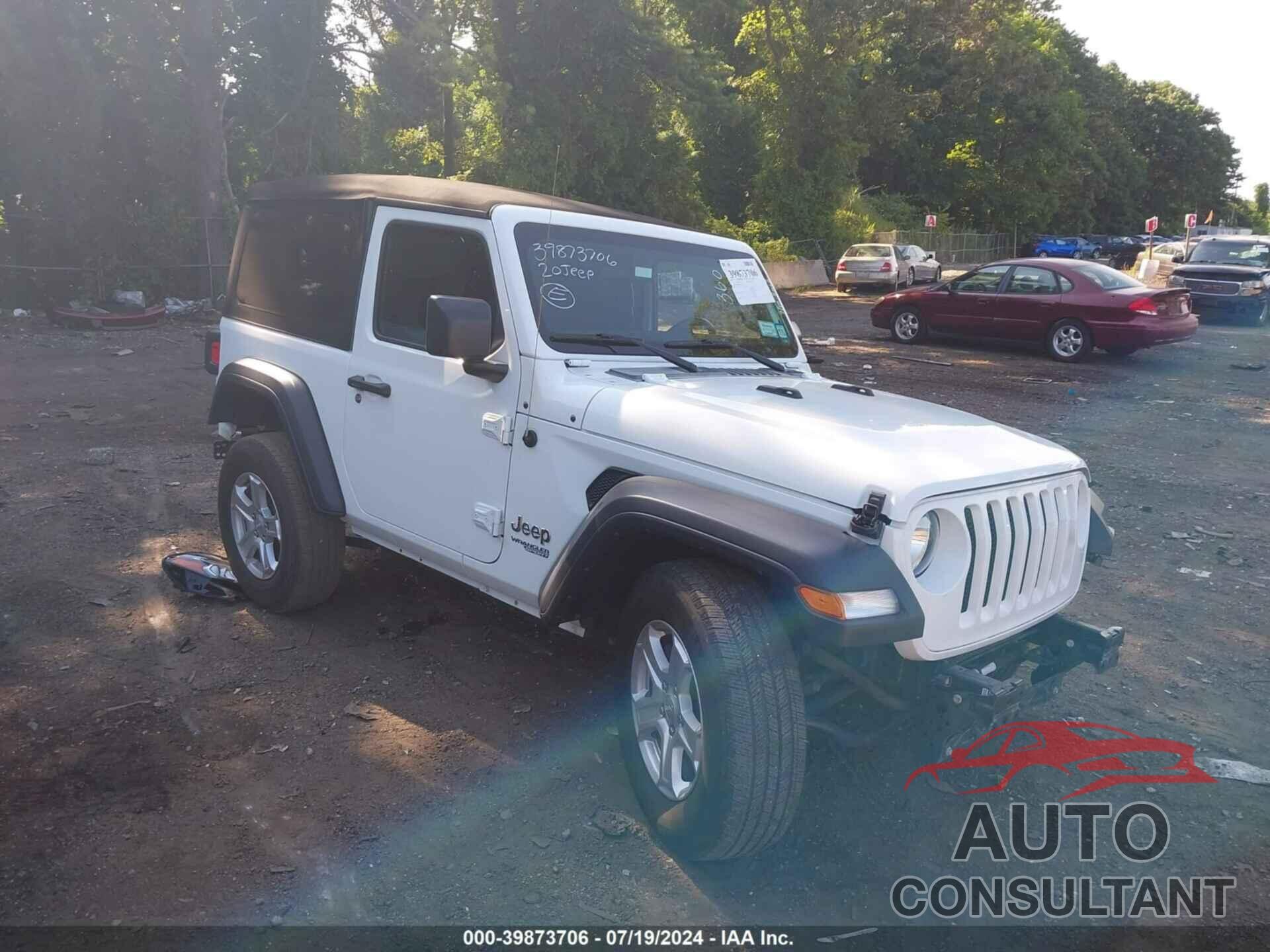 JEEP WRANGLER 2020 - 1C4GJXAG9LW236325
