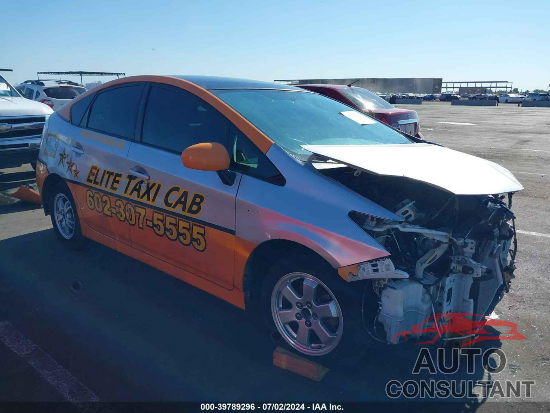 TOYOTA PRIUS 2012 - JTDKN3DU5C1582622
