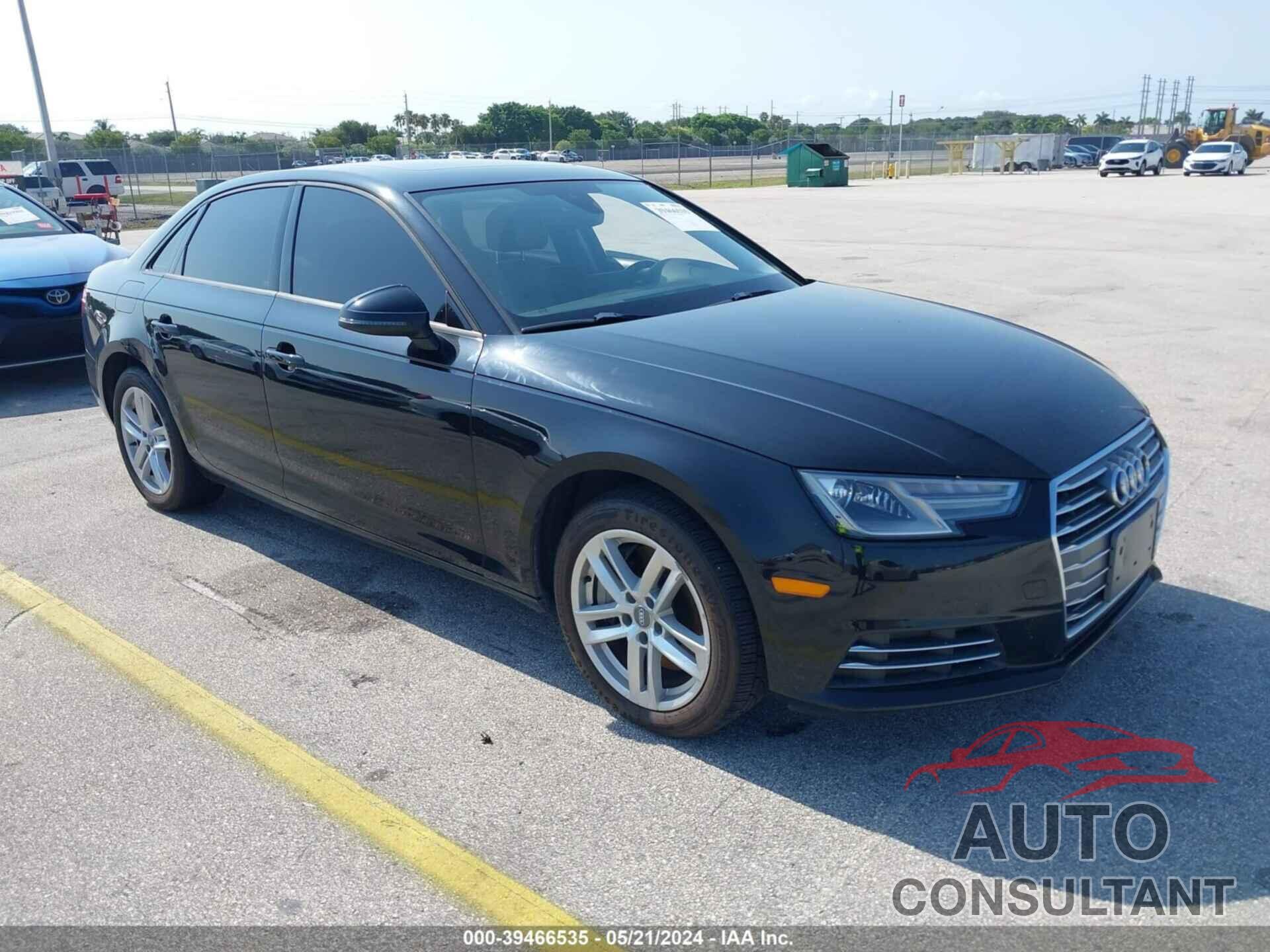 AUDI A4 2017 - WAUGNAF41HN056721