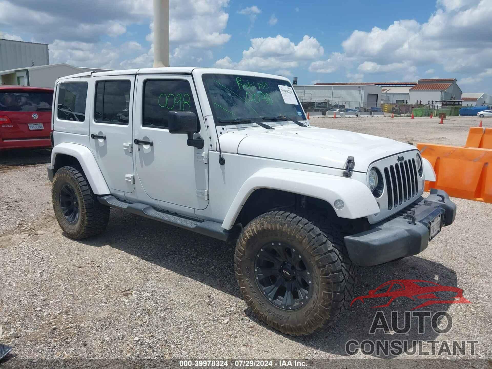 JEEP WRANGLER UNLIMITED 2017 - 1C4BJWEG2HL625217