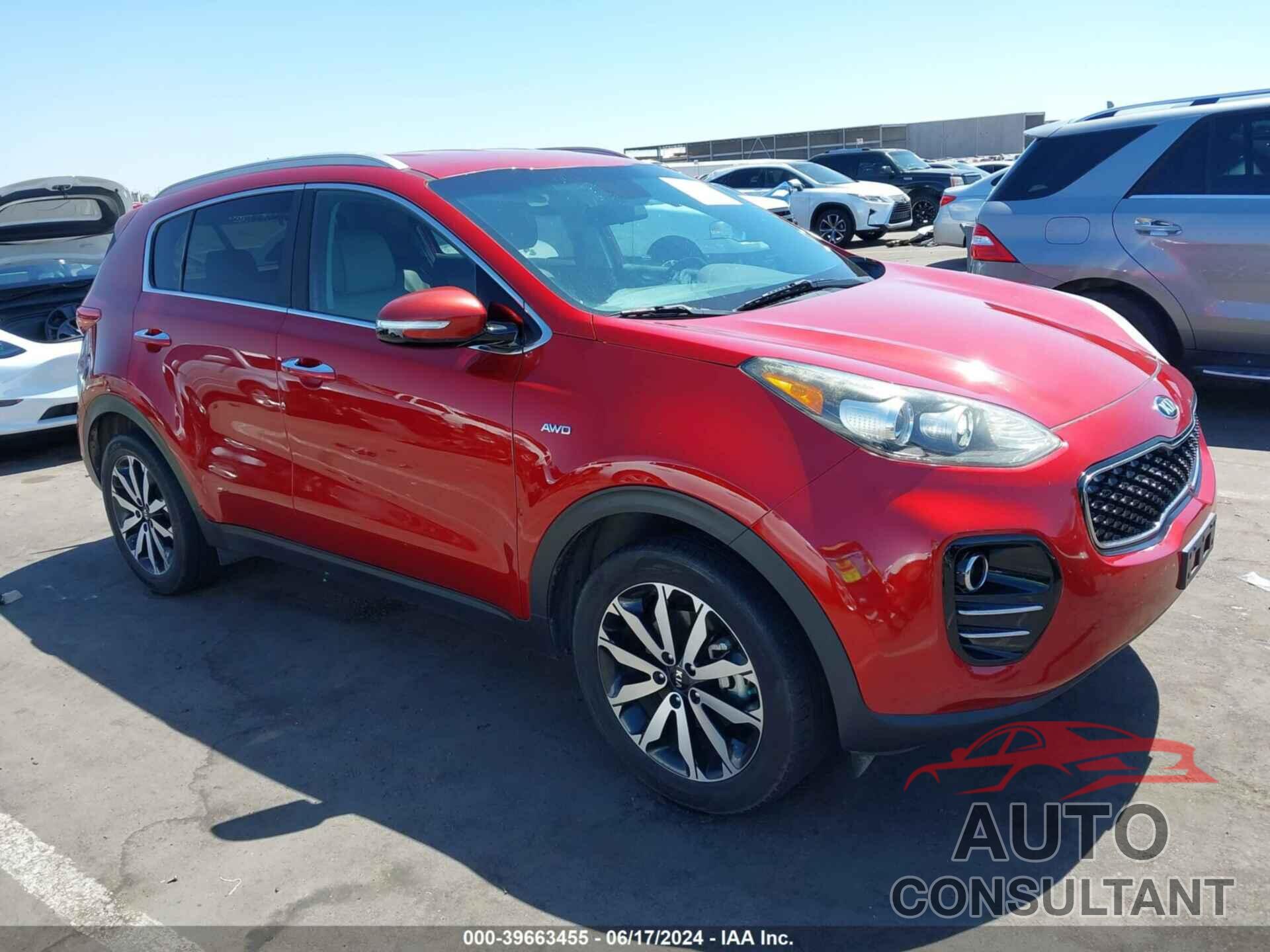 KIA SPORTAGE 2018 - KNDPNCAC2J7478259