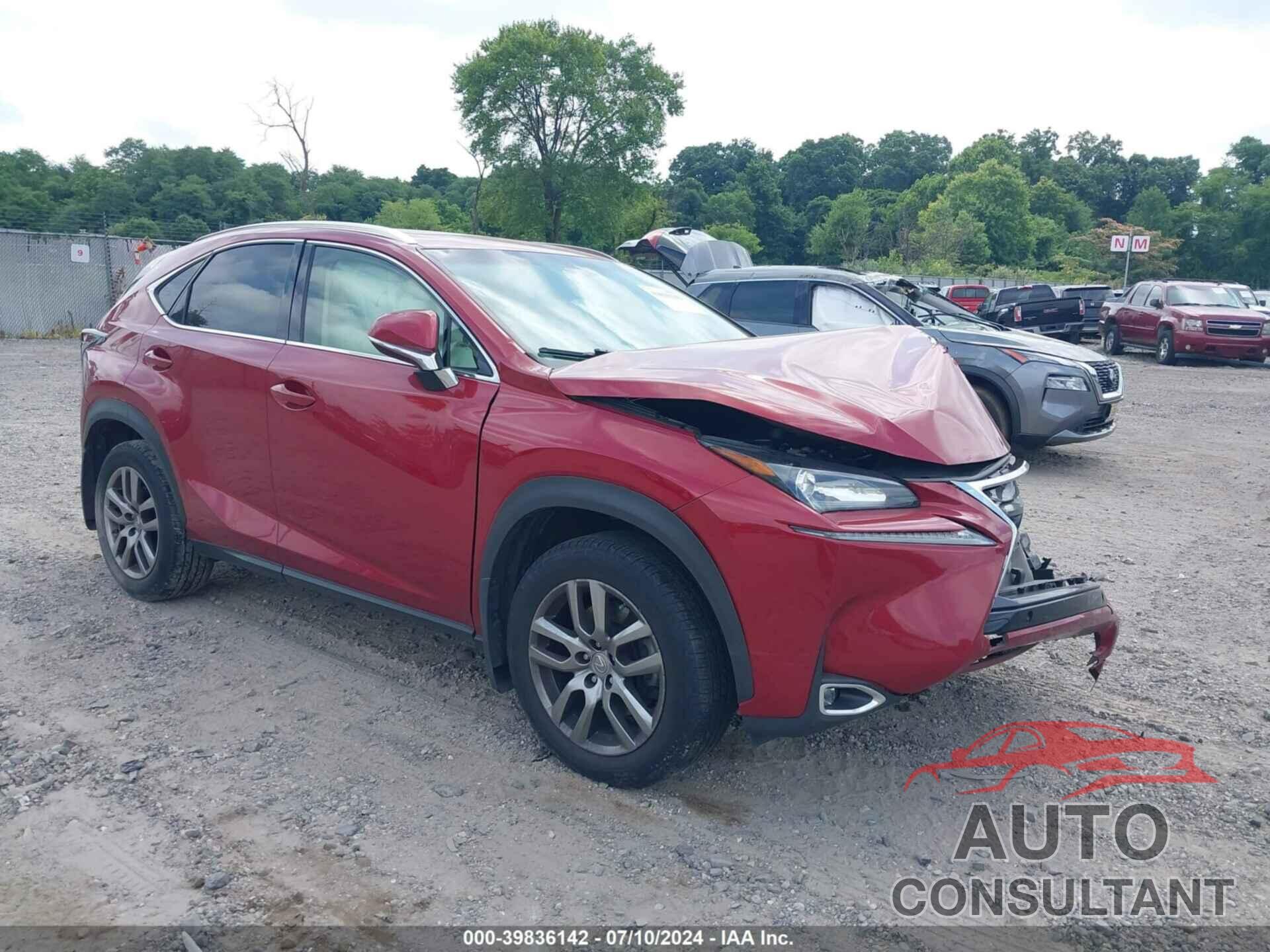 LEXUS NX 200T 2016 - JTJBARBZXG2057923