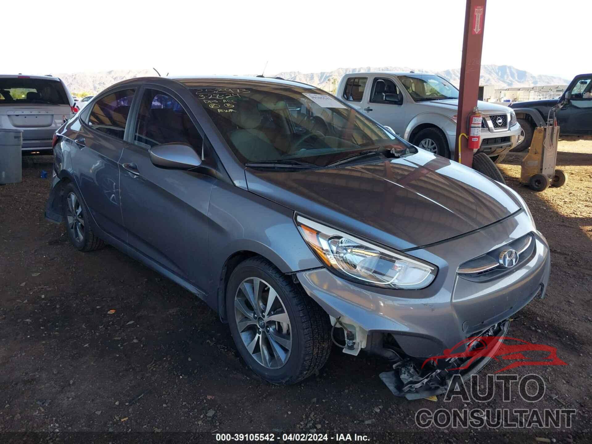 HYUNDAI ACCENT 2017 - KMHCT4AE6HU252356