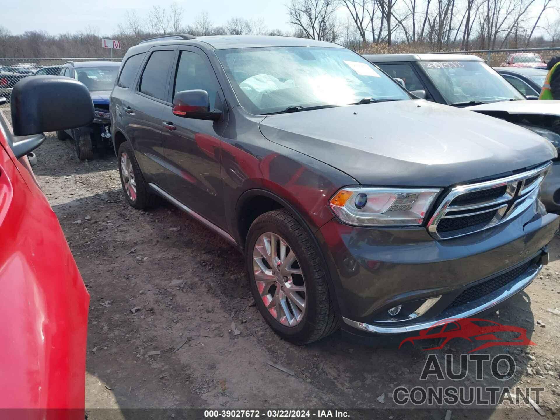 DODGE DURANGO 2016 - 1C4RDJDGXGC362449
