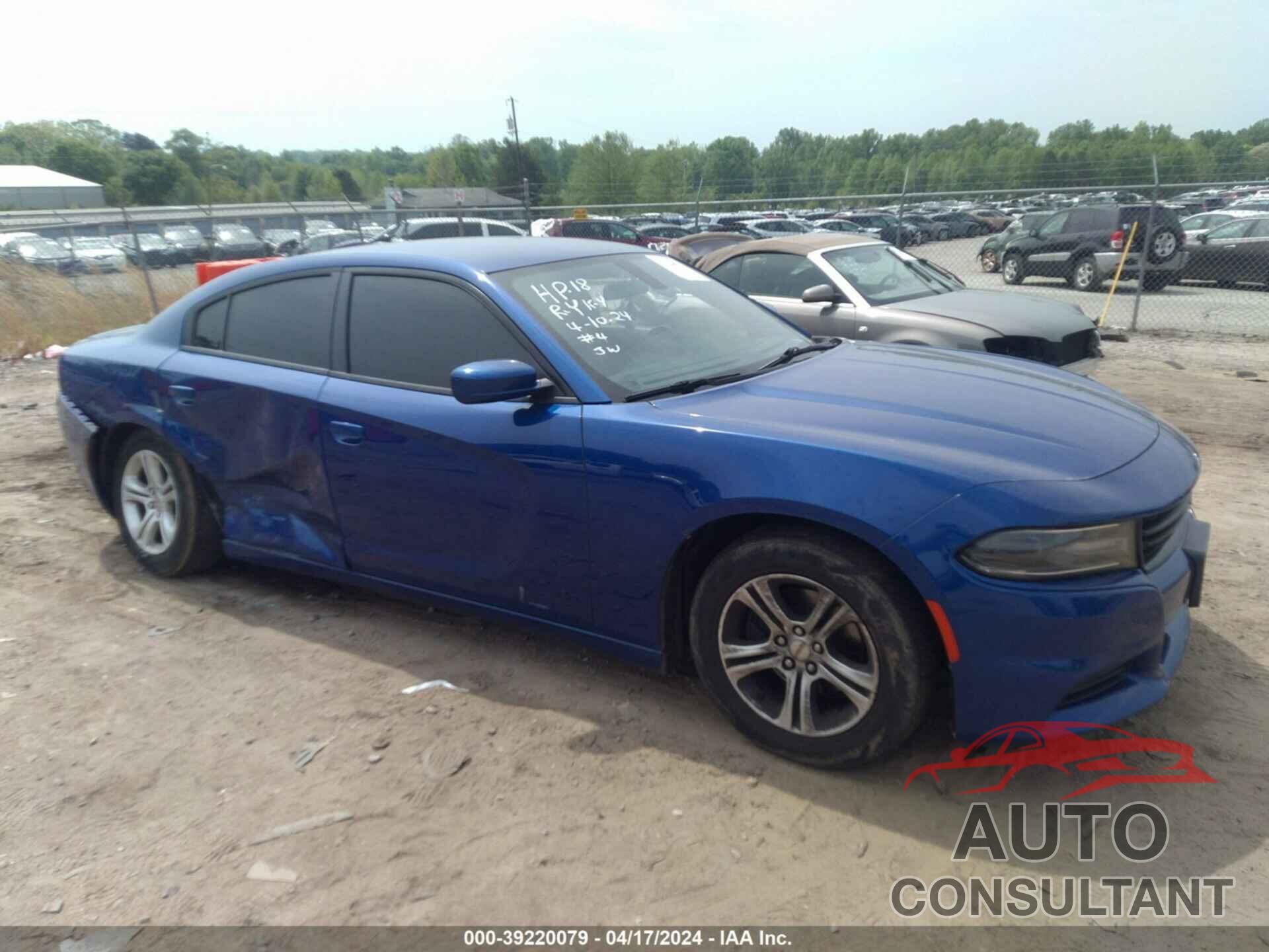 DODGE CHARGER 2019 - 2C3CDXBG9KH664496