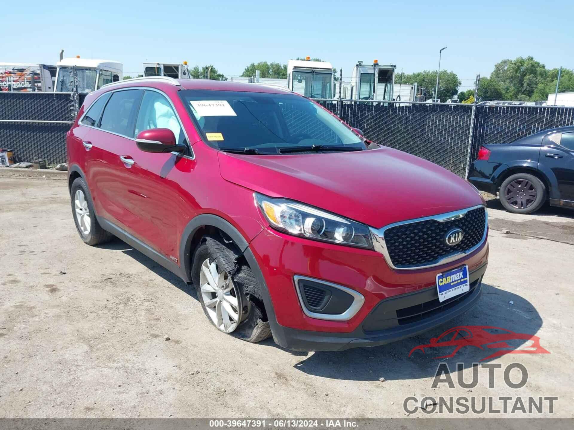 KIA SORENTO 2017 - 5XYPGDA57HG191353