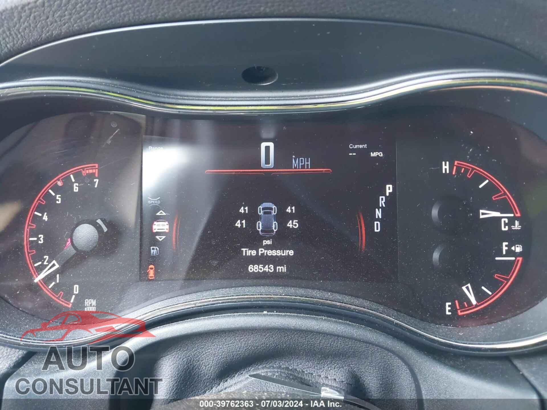 DODGE DURANGO 2019 - 1C4RDJDG6KC848152