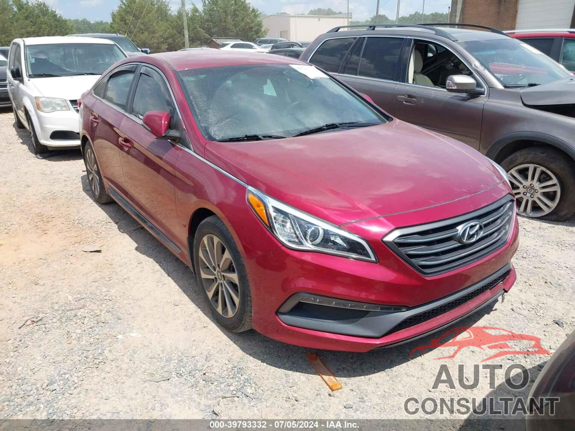 HYUNDAI SONATA 2016 - 5NPE34AF9GH367743