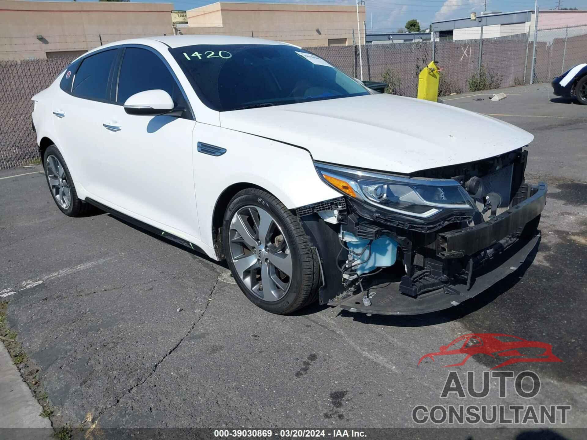 KIA OPTIMA 2019 - 5XXGT4L30KG333139