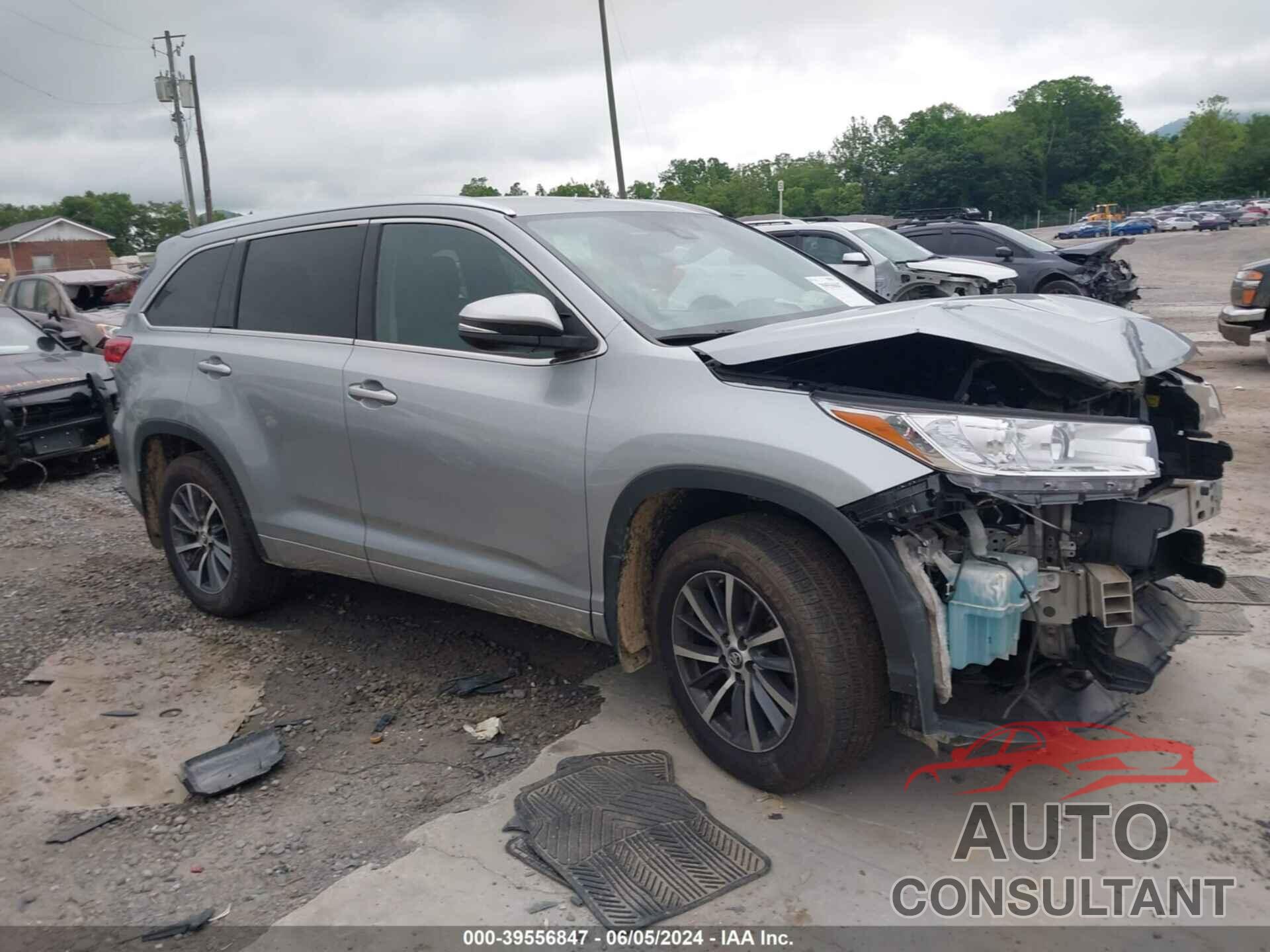 TOYOTA HIGHLANDER 2017 - 5TDJZRFH1HS376100