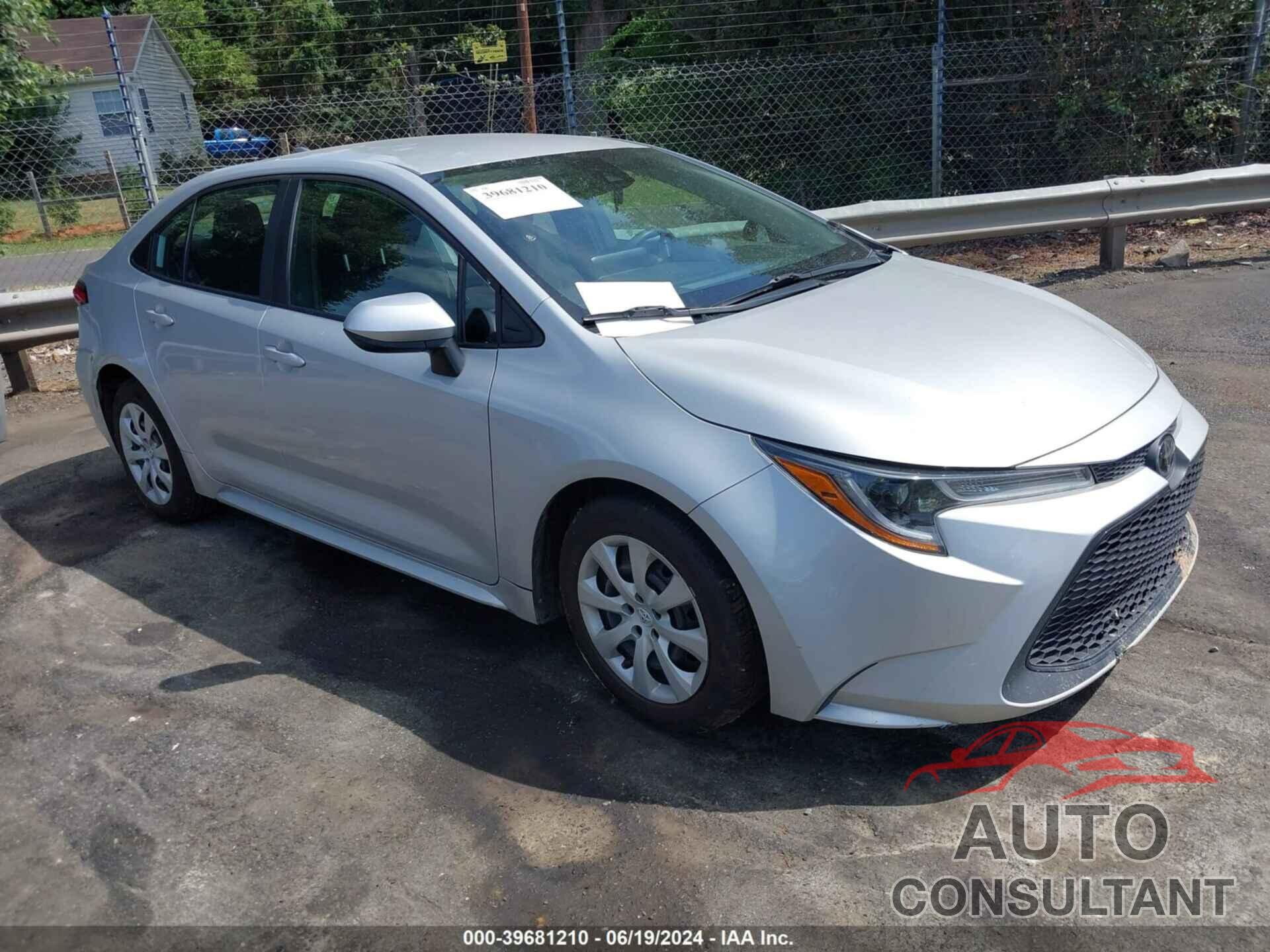 TOYOTA COROLLA 2022 - 5YFEPMAE0NP390260