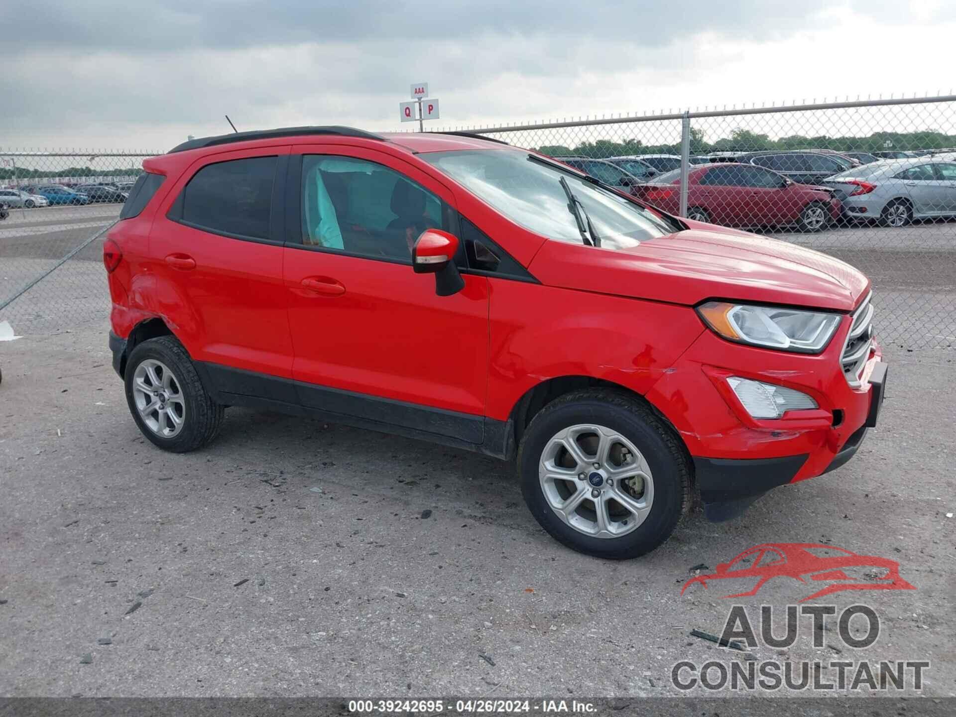 FORD ECOSPORT 2020 - MAJ6S3GL6LC357598