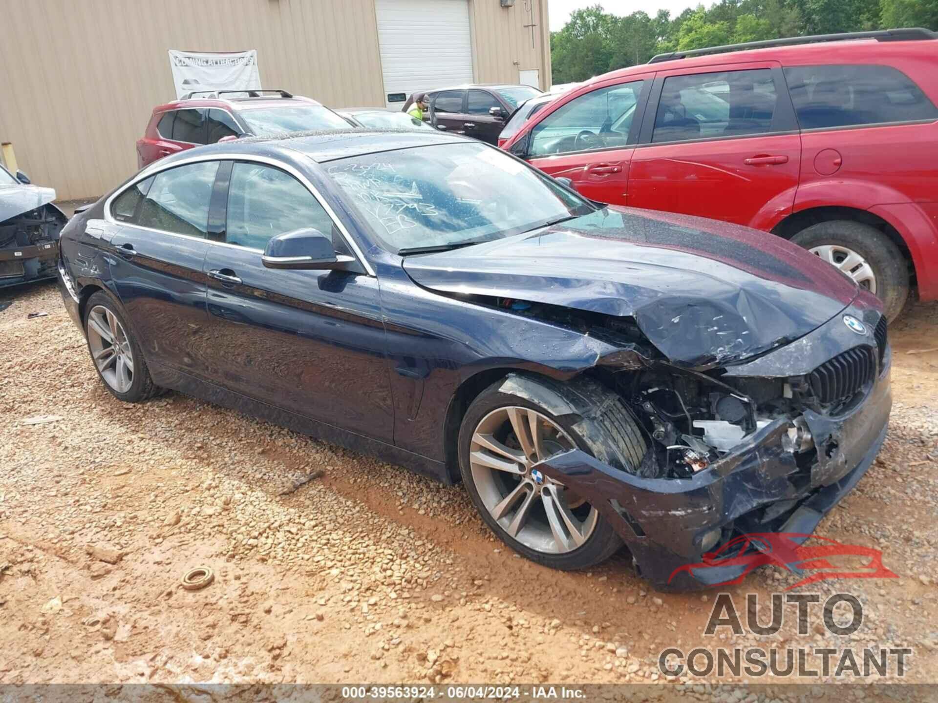 BMW 430I GRAN COUPE 2017 - WBA4F7C58HG437793