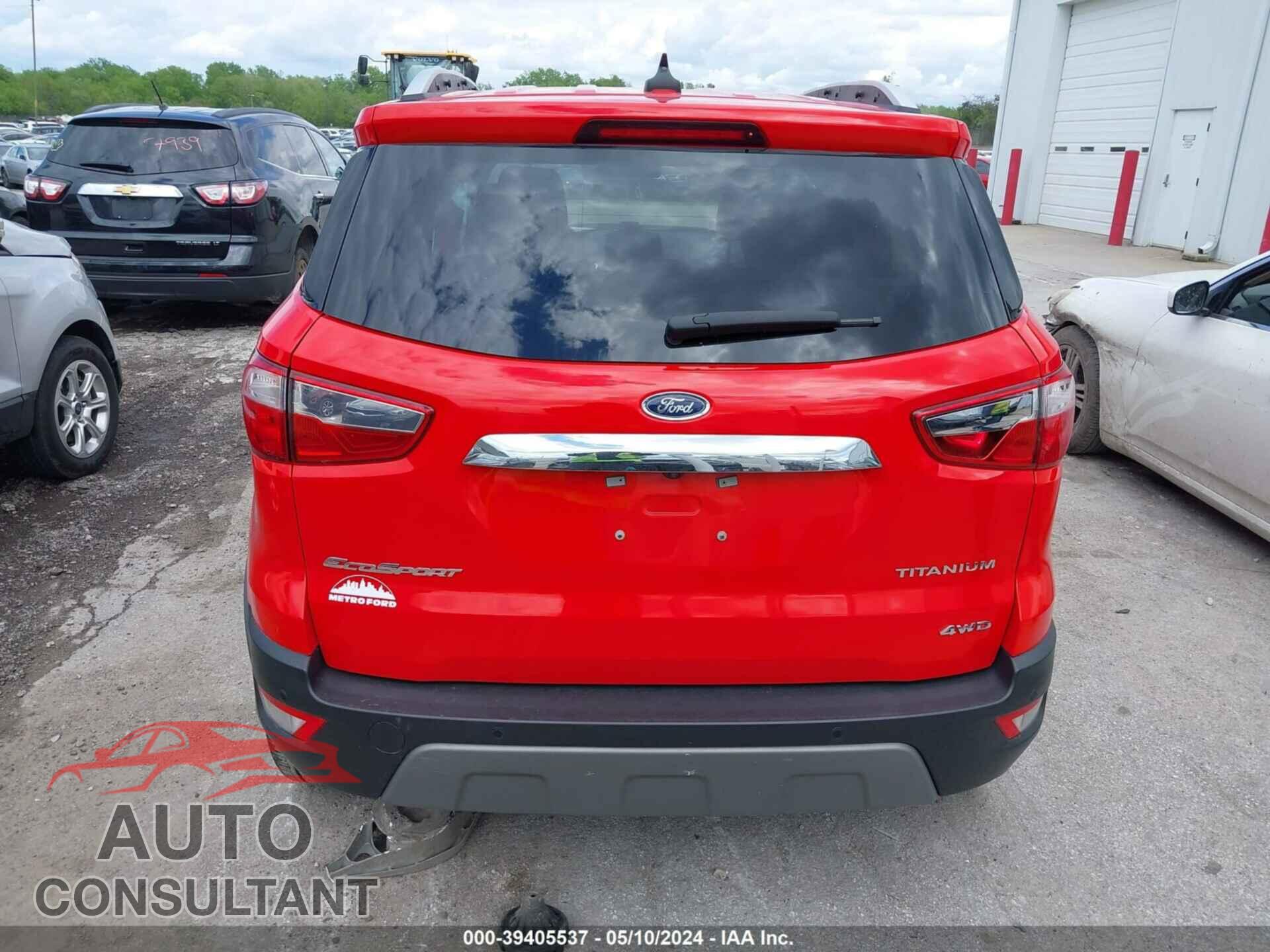 FORD ECOSPORT 2021 - MAJ6S3KL9MC402784
