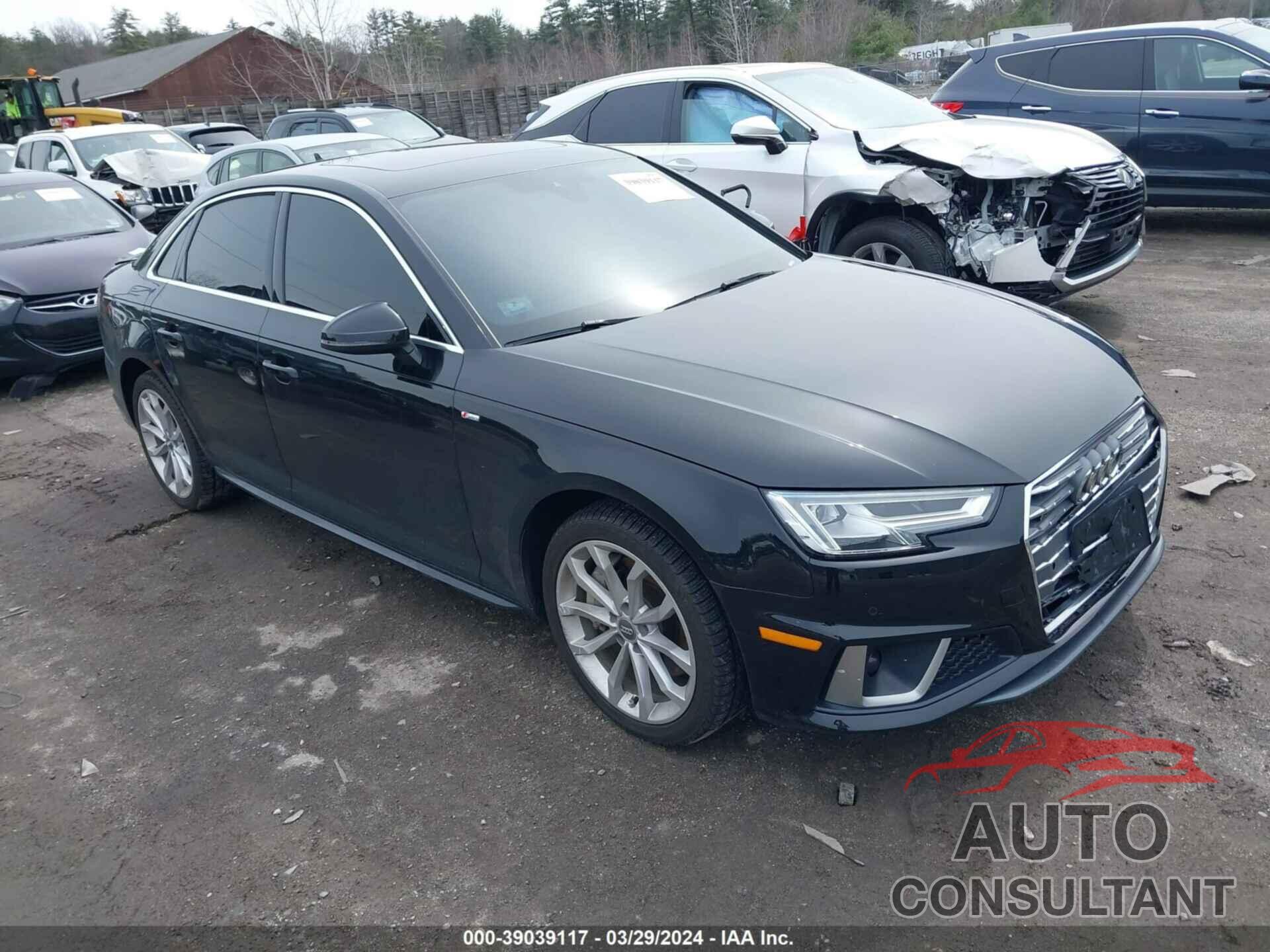 AUDI A4 2019 - WAUENAF41KA120309