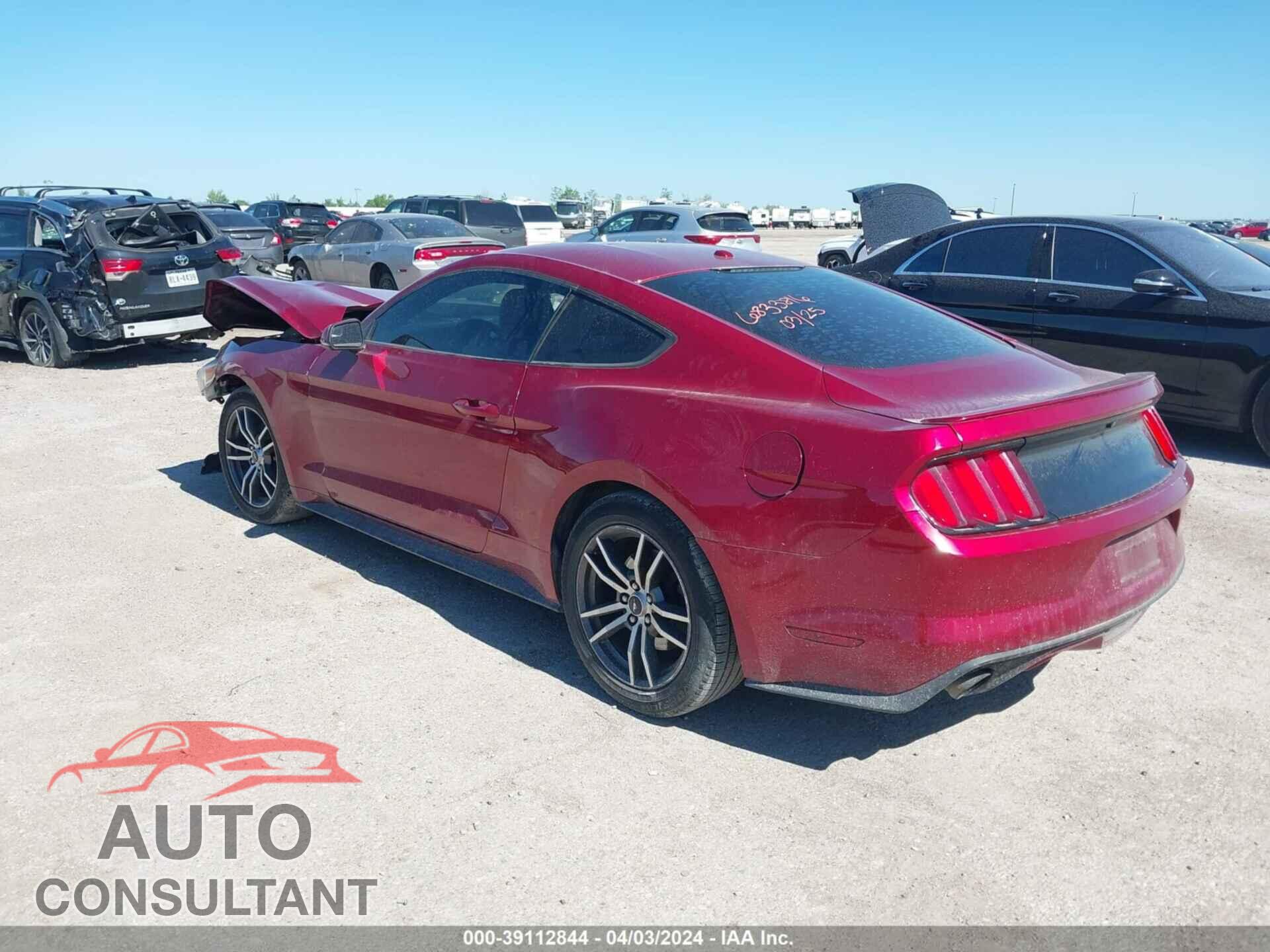 FORD MUSTANG 2017 - 1FA6P8TH7H5282387