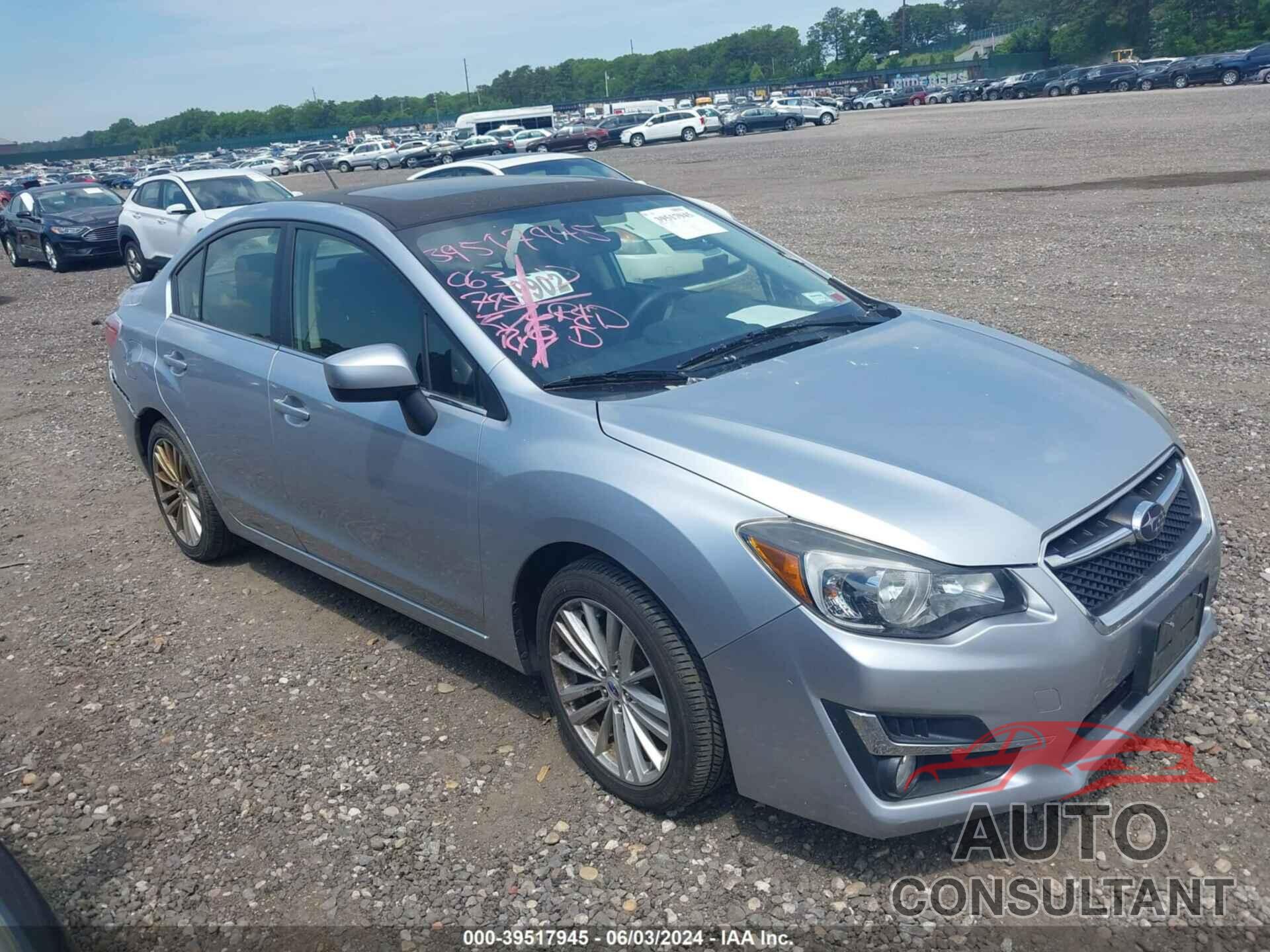 SUBARU IMPREZA 2016 - JF1GJAF67GH010796