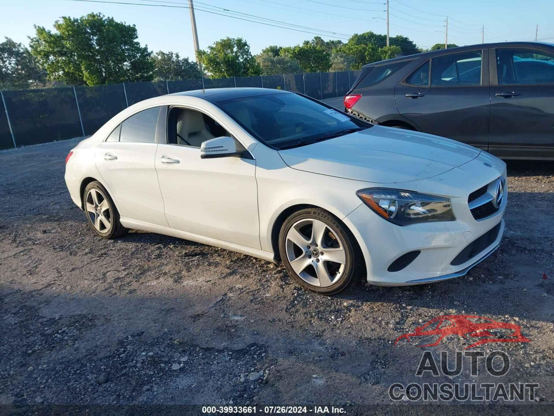 MERCEDES-BENZ CLA 250 2018 - WDDSJ4EBXJN561680
