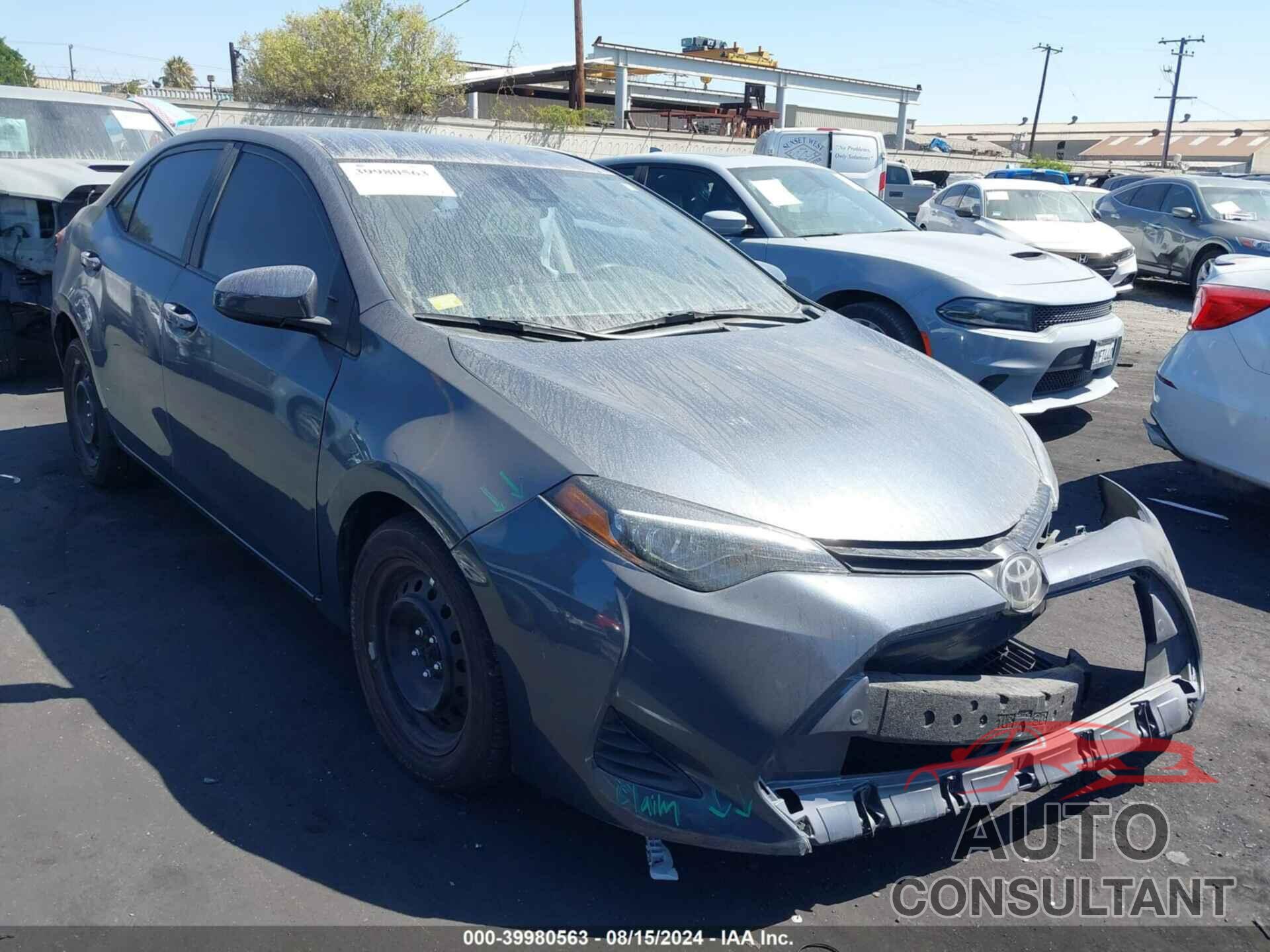 TOYOTA COROLLA 2019 - 2T1BURHE8KC235384
