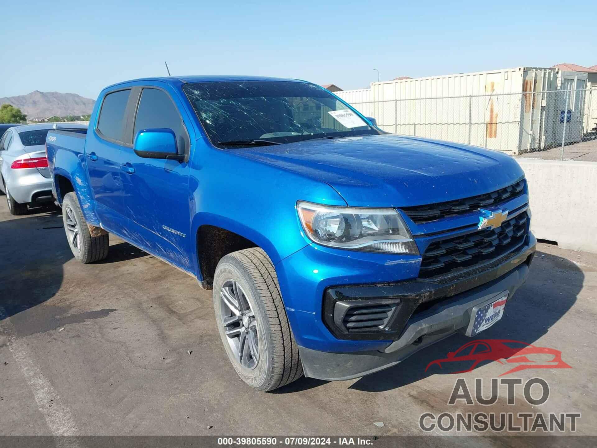 CHEVROLET COLORADO 2021 - 1GCGTBEN5M1151700