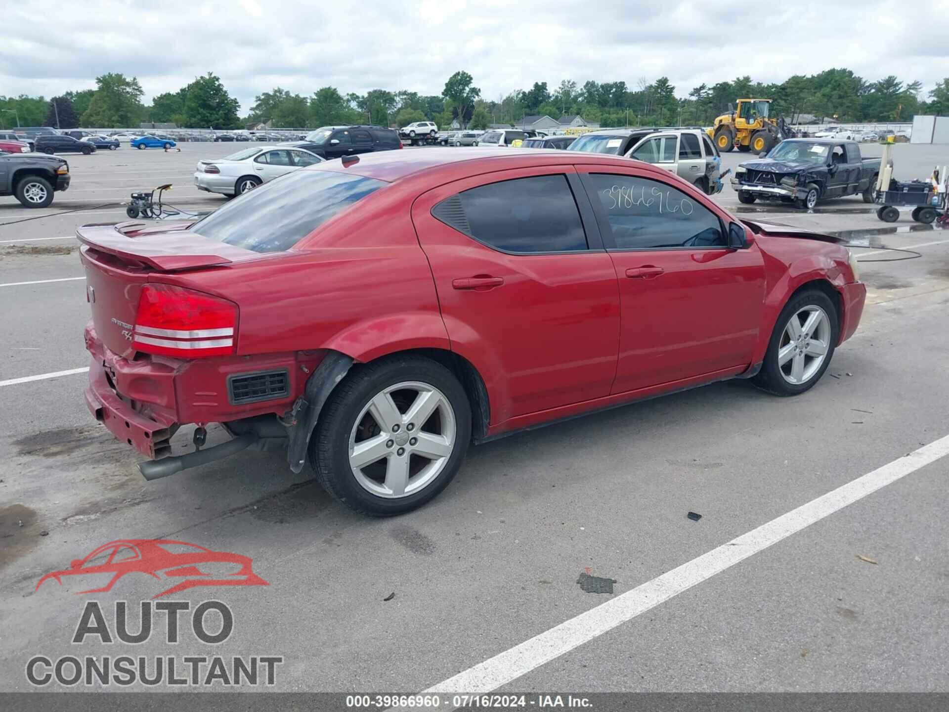 DODGE AVENGER 2010 - 1B3CC5FV9AN161778