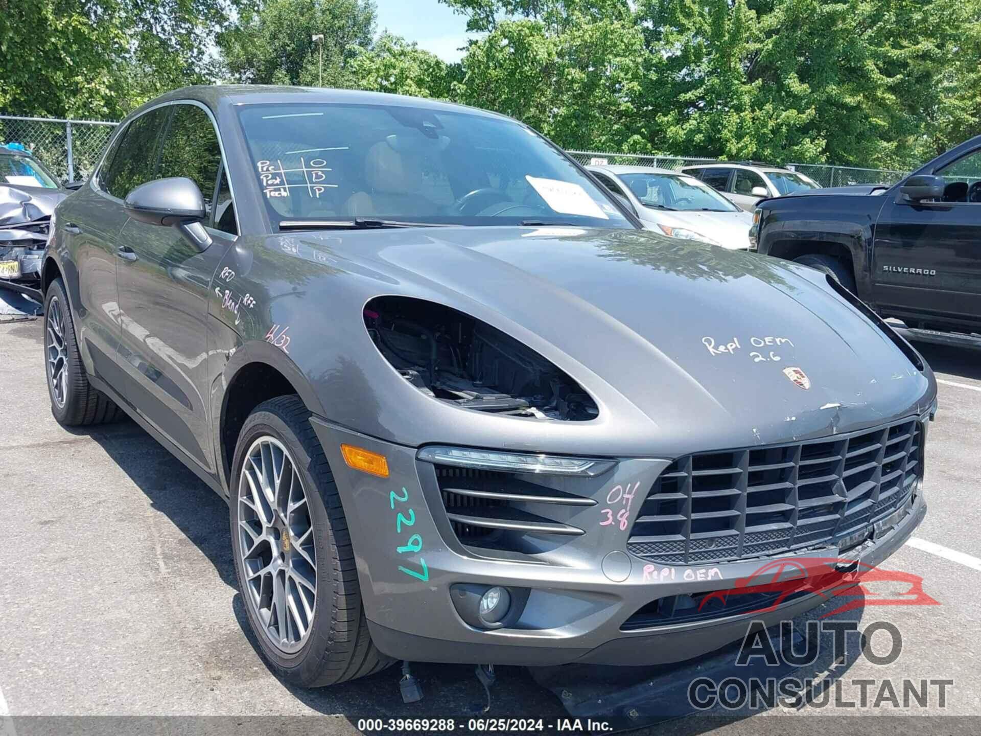 PORSCHE MACAN 2017 - WP1AB2A58HLB18780