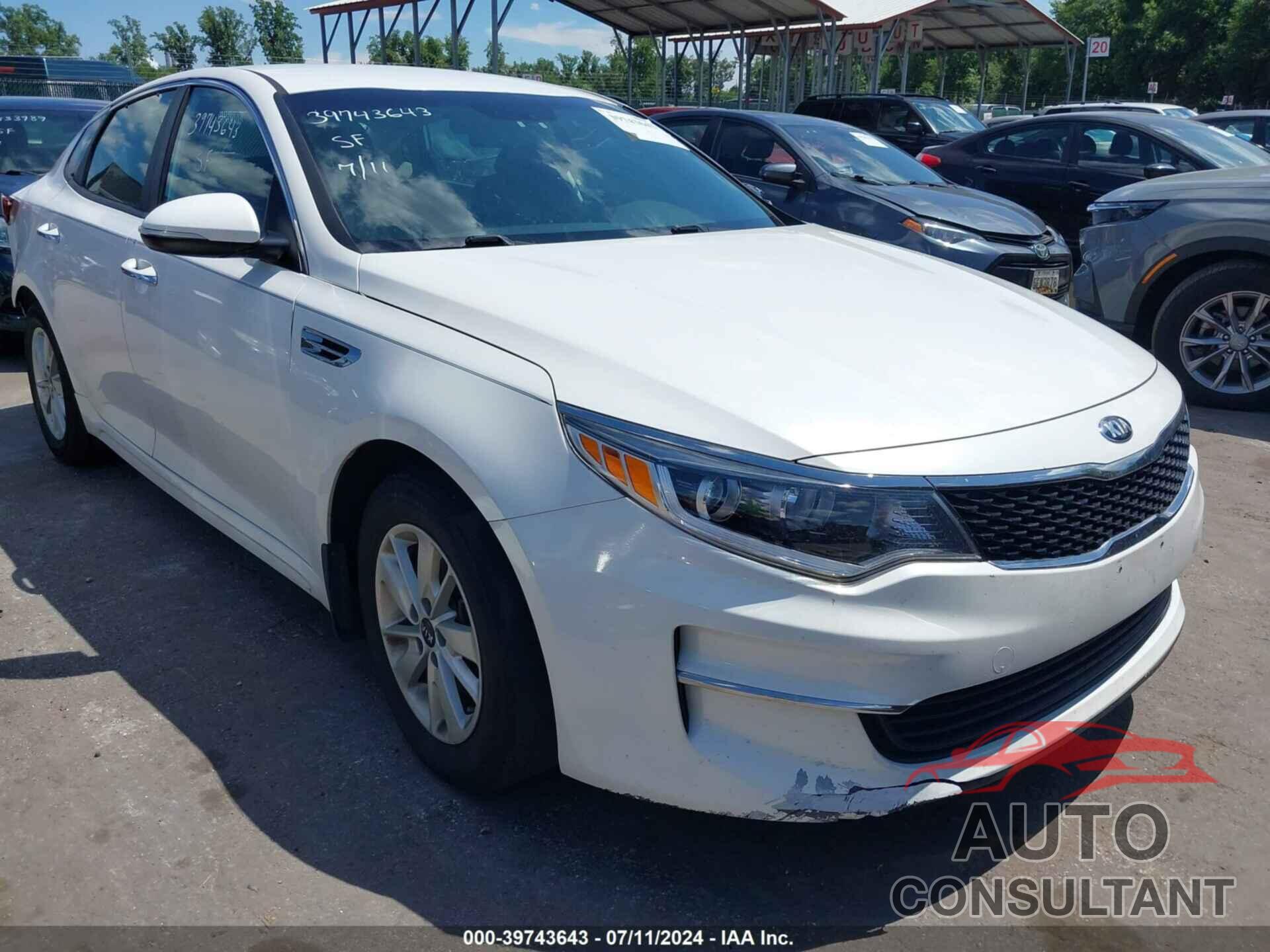 KIA OPTIMA 2016 - KNAGT4L32G5089051