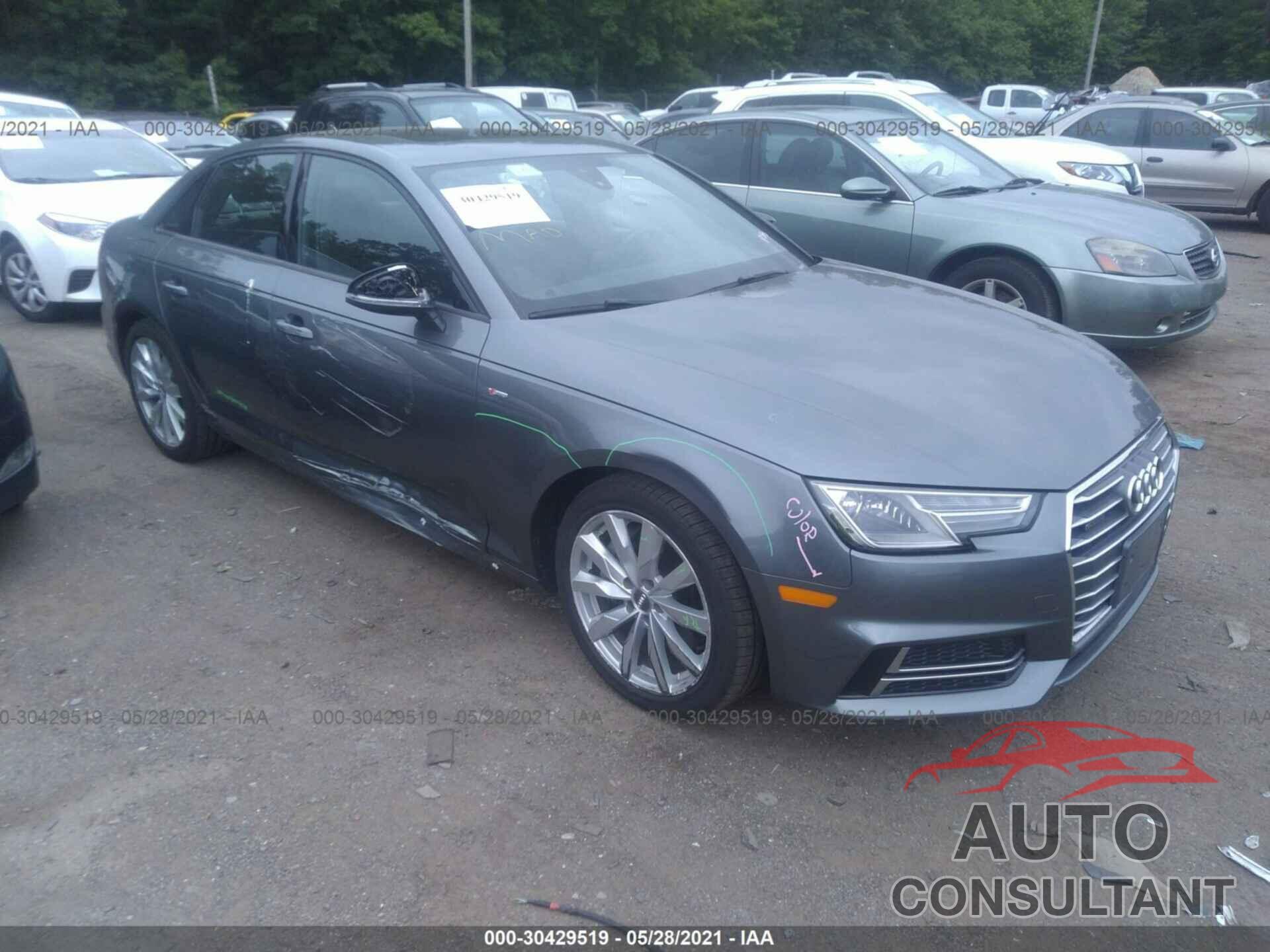 AUDI A4 2018 - WAUDNAF47JA035520