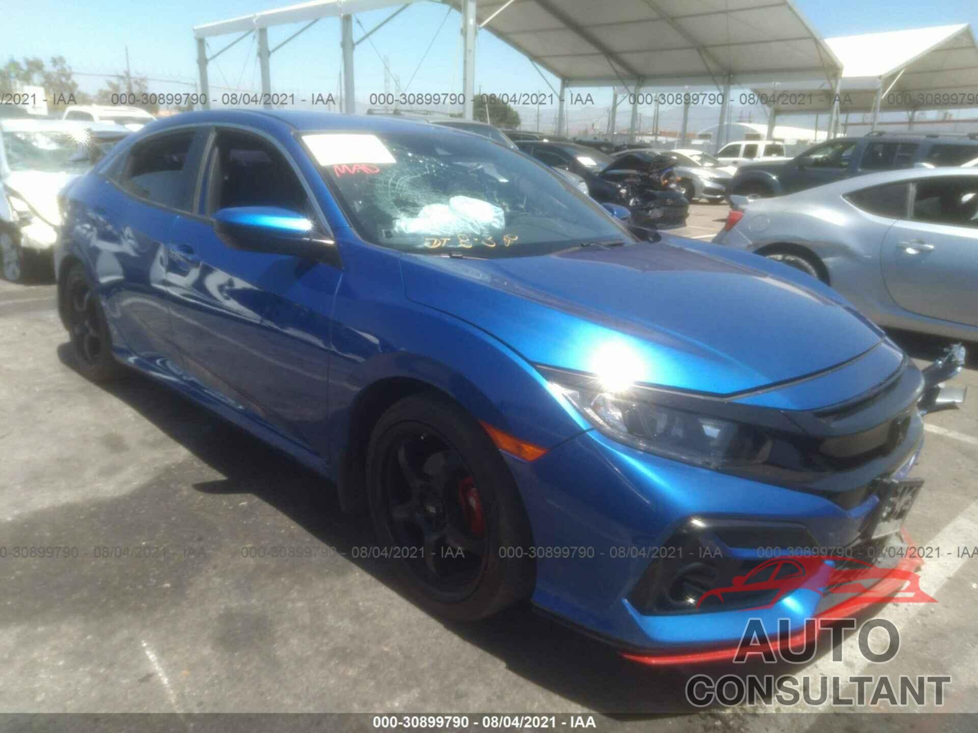 HONDA CIVIC HATCHBACK 2020 - SHHFK7H3XLU400373