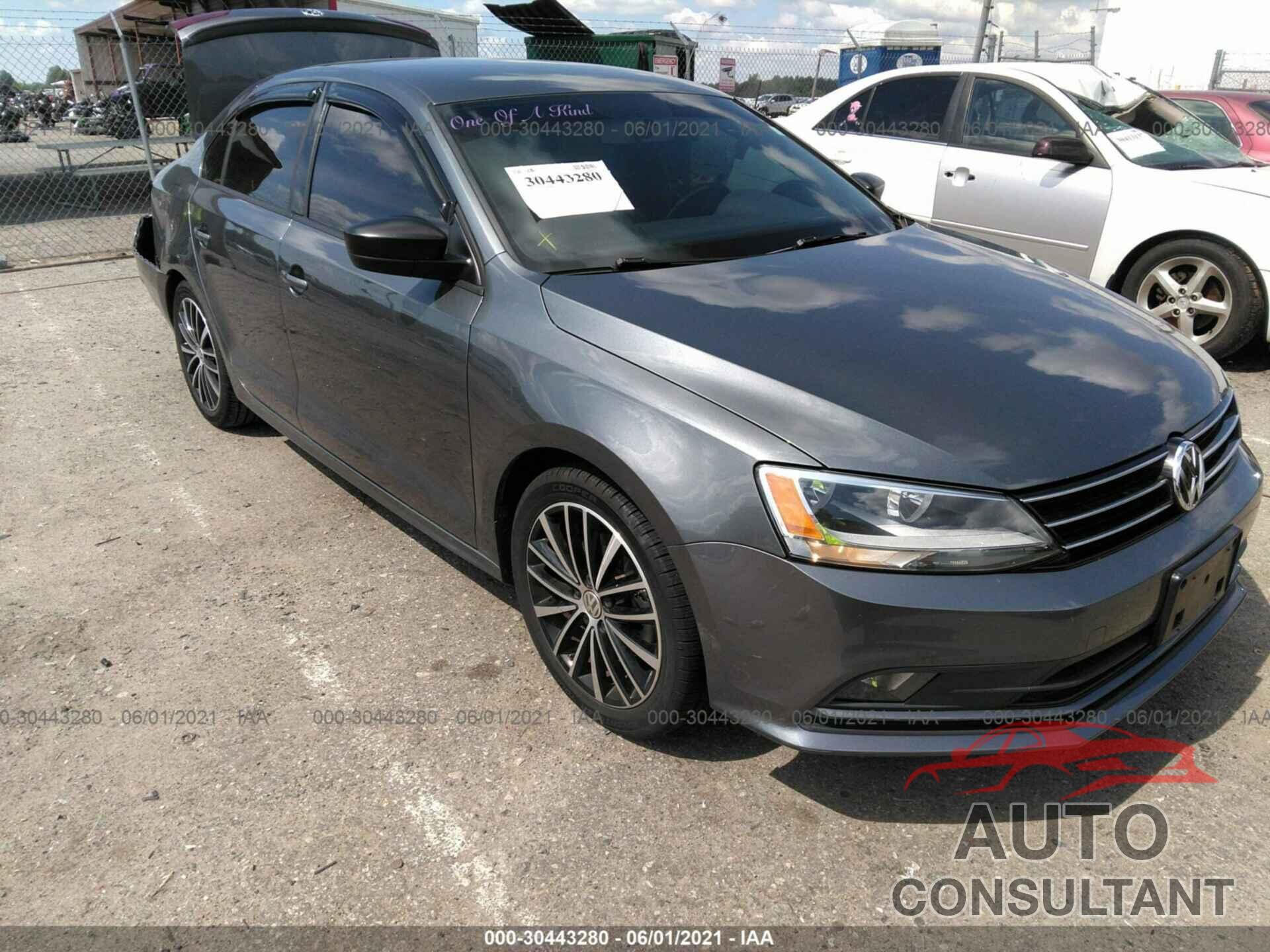 VOLKSWAGEN JETTA SEDAN 2016 - 3VWD17AJ0GM395669