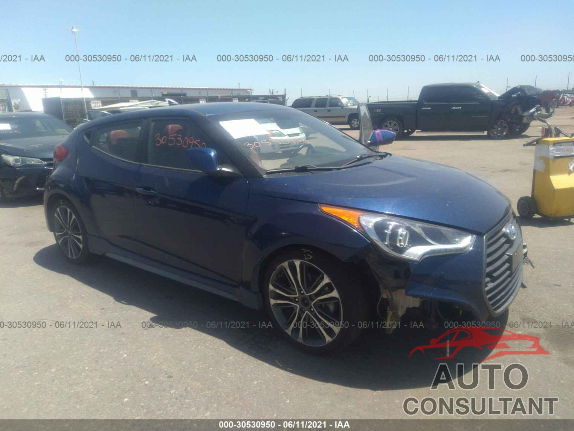 HYUNDAI VELOSTER 2016 - KMHTC6AE7GU276336